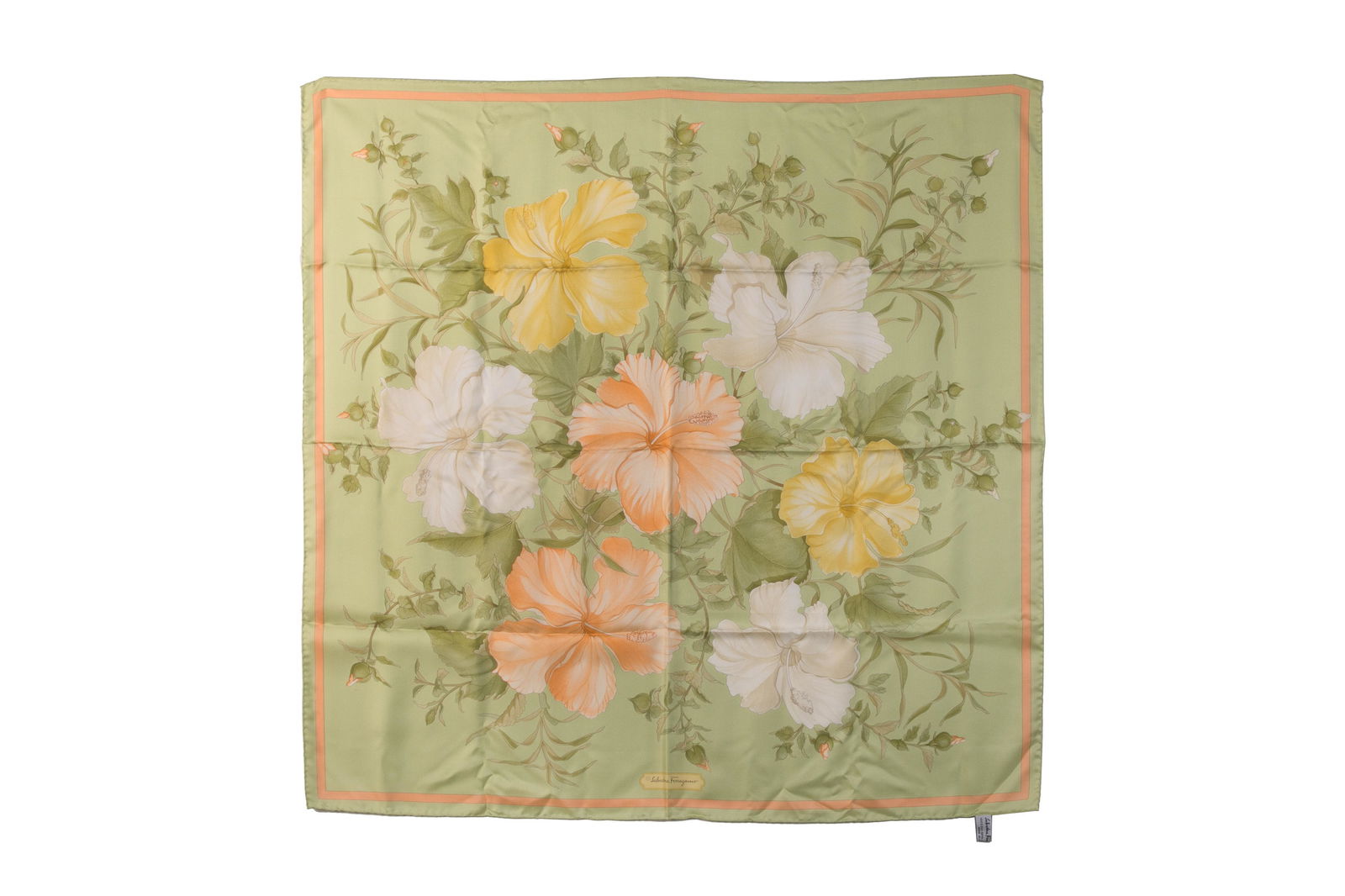 SALVATORE FERRAGAMO SILK SCARF (1 of 5)