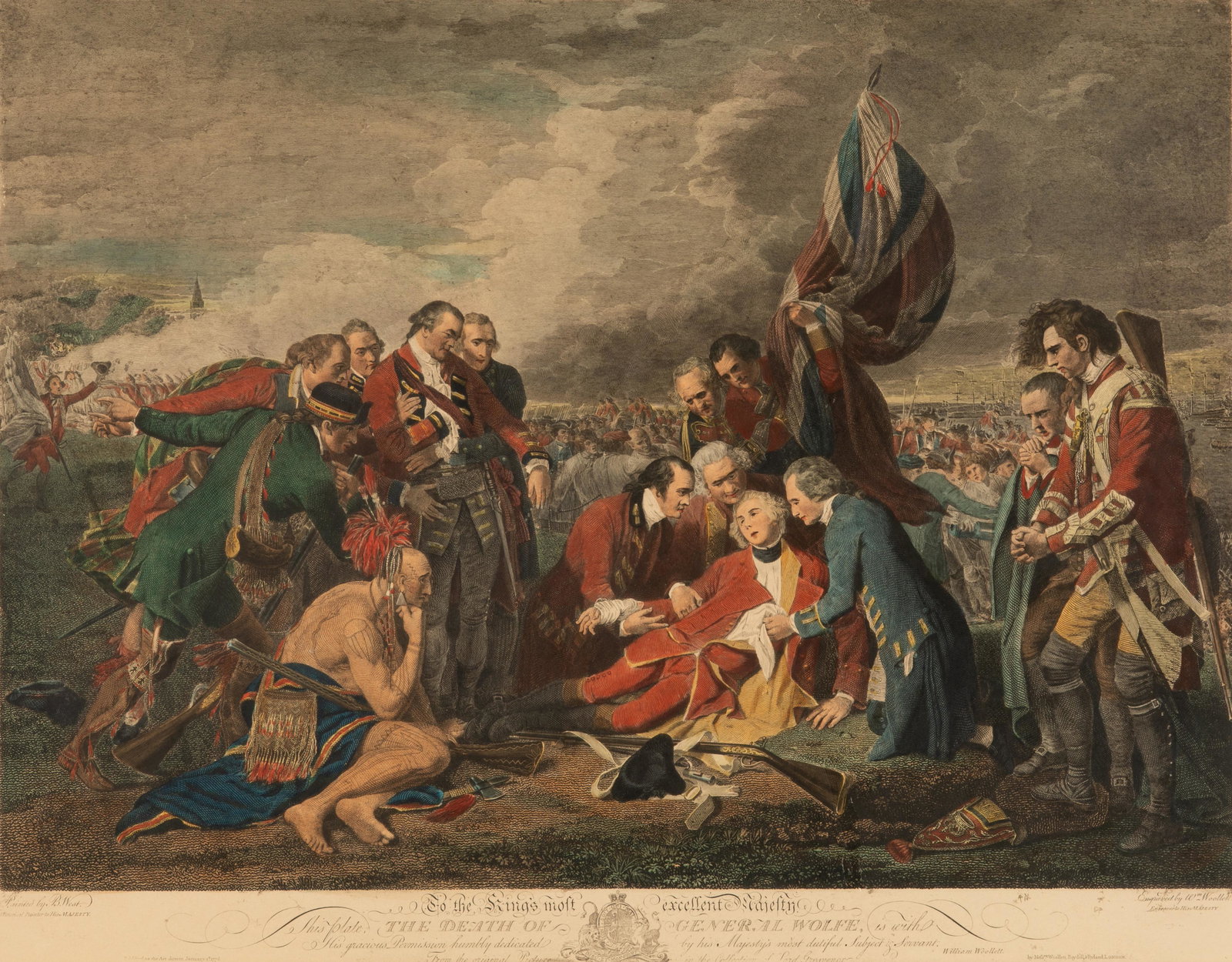 [PRINTS-HISTORIC] DEATH OF WOLFE (1 of 6)