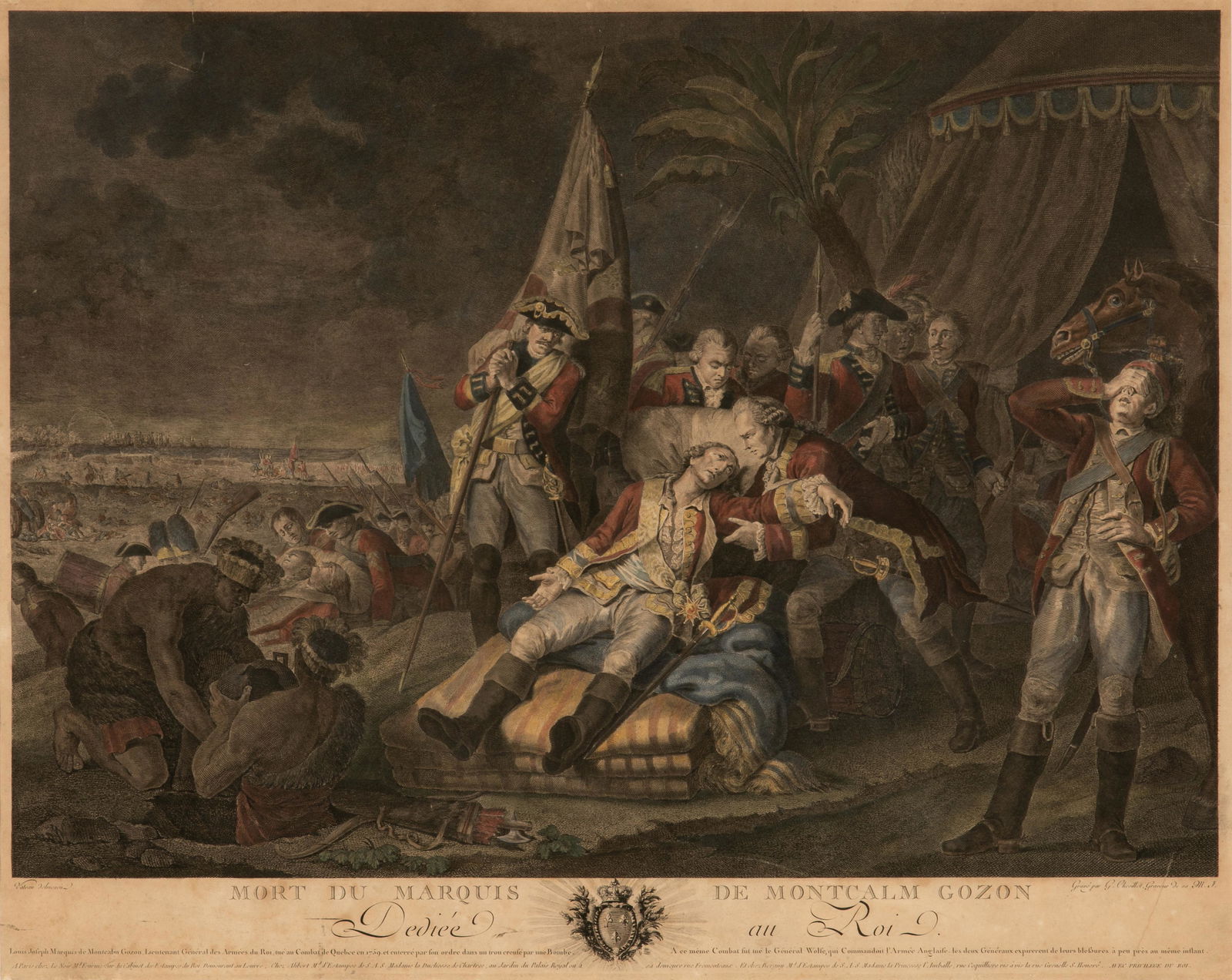 [PRINTS-HISTORIC] DEATH OF MONTCALM (1 of 6)