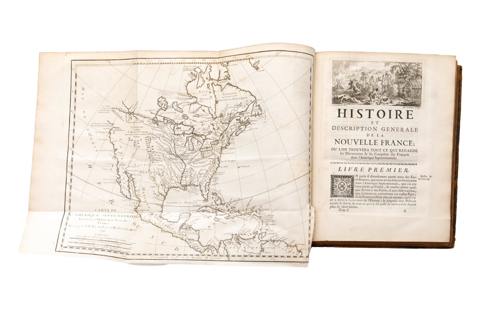[CANADA] CHARLEVOIX; NOUVELLE FRANCE: [CANADA] Charlevoix, Histoire et Description Generale de la Nouvelle France, 1744. Charlevoix, Pierre Francois de. HISTOIRE ETDESCRIPTION GENERALE DE LA NOUVELLE FRANCE, Avec Le Journal Historique d'u
