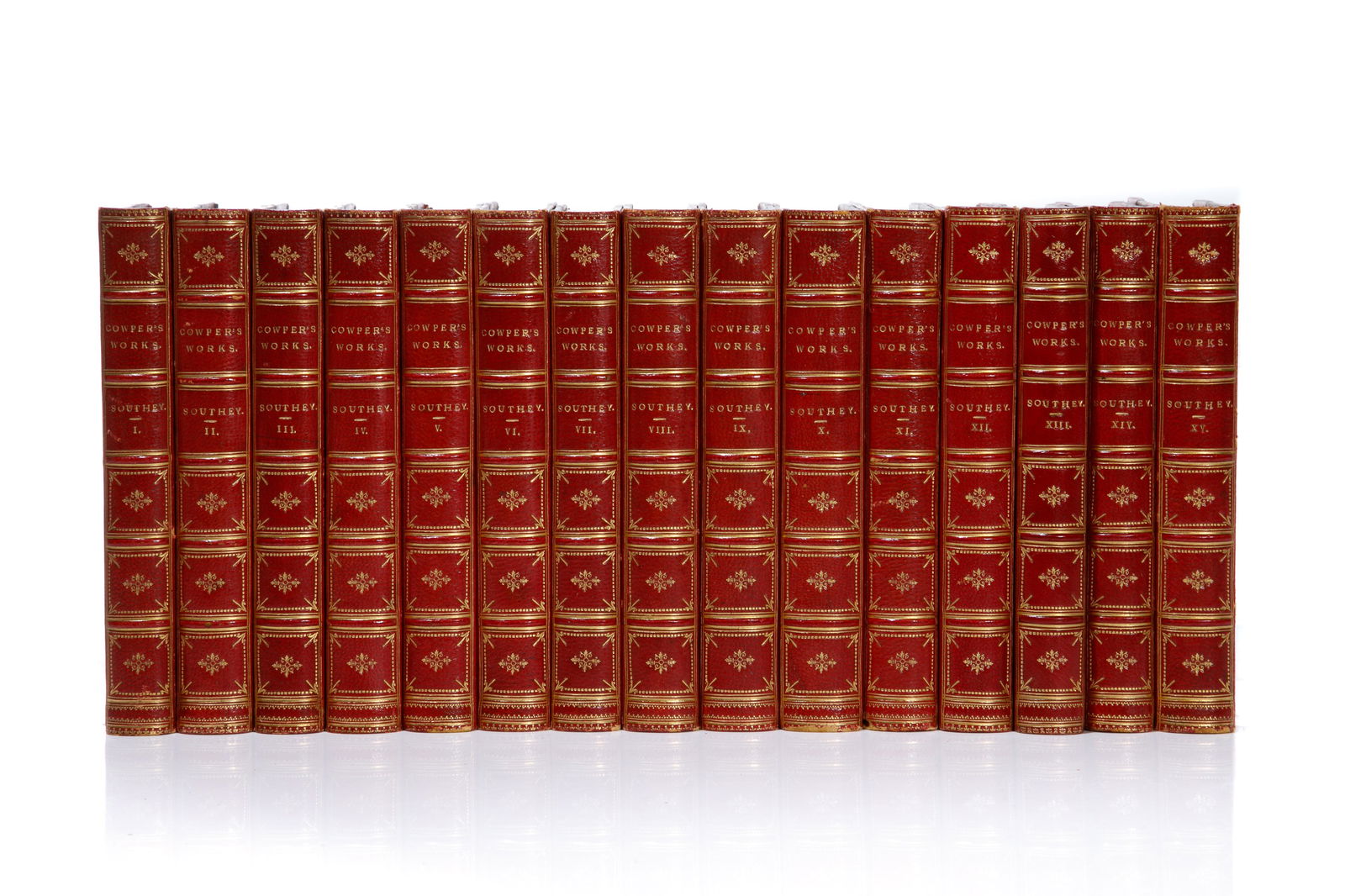 COWPER, WILLIAM WORKS IN 15 VOLUMES (1 of 3)