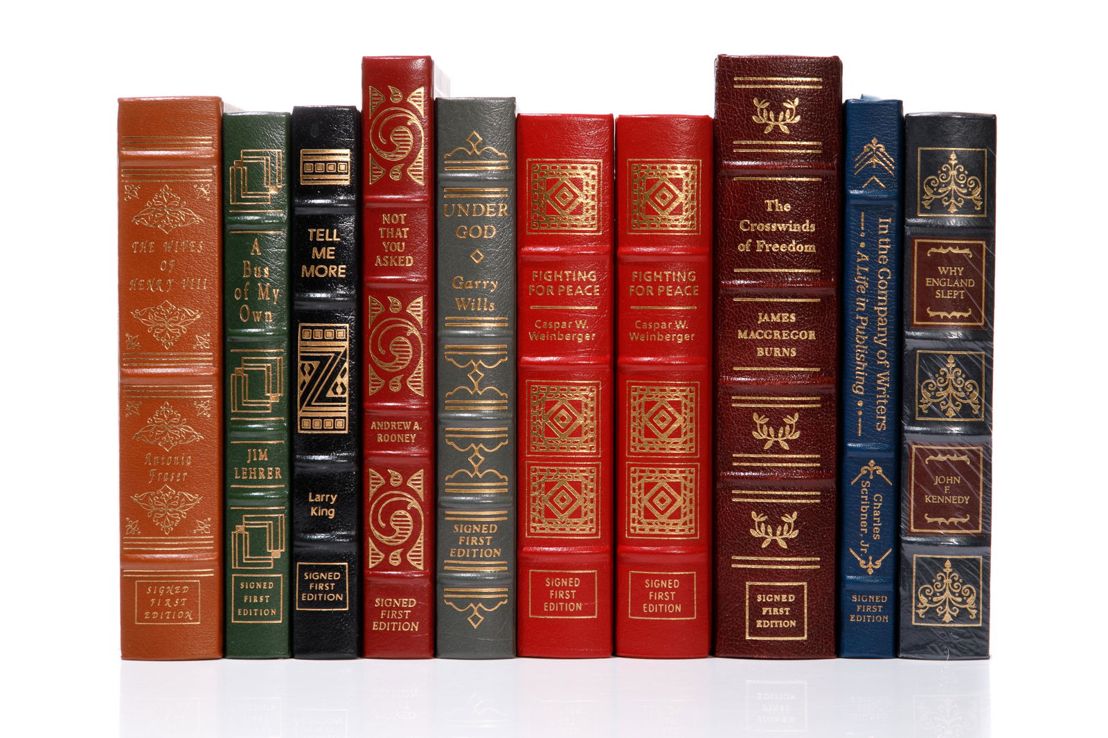 [EASTON PRESS] A LOT OF 10 LEATHER BOUND VOLUMES (1 of 4)