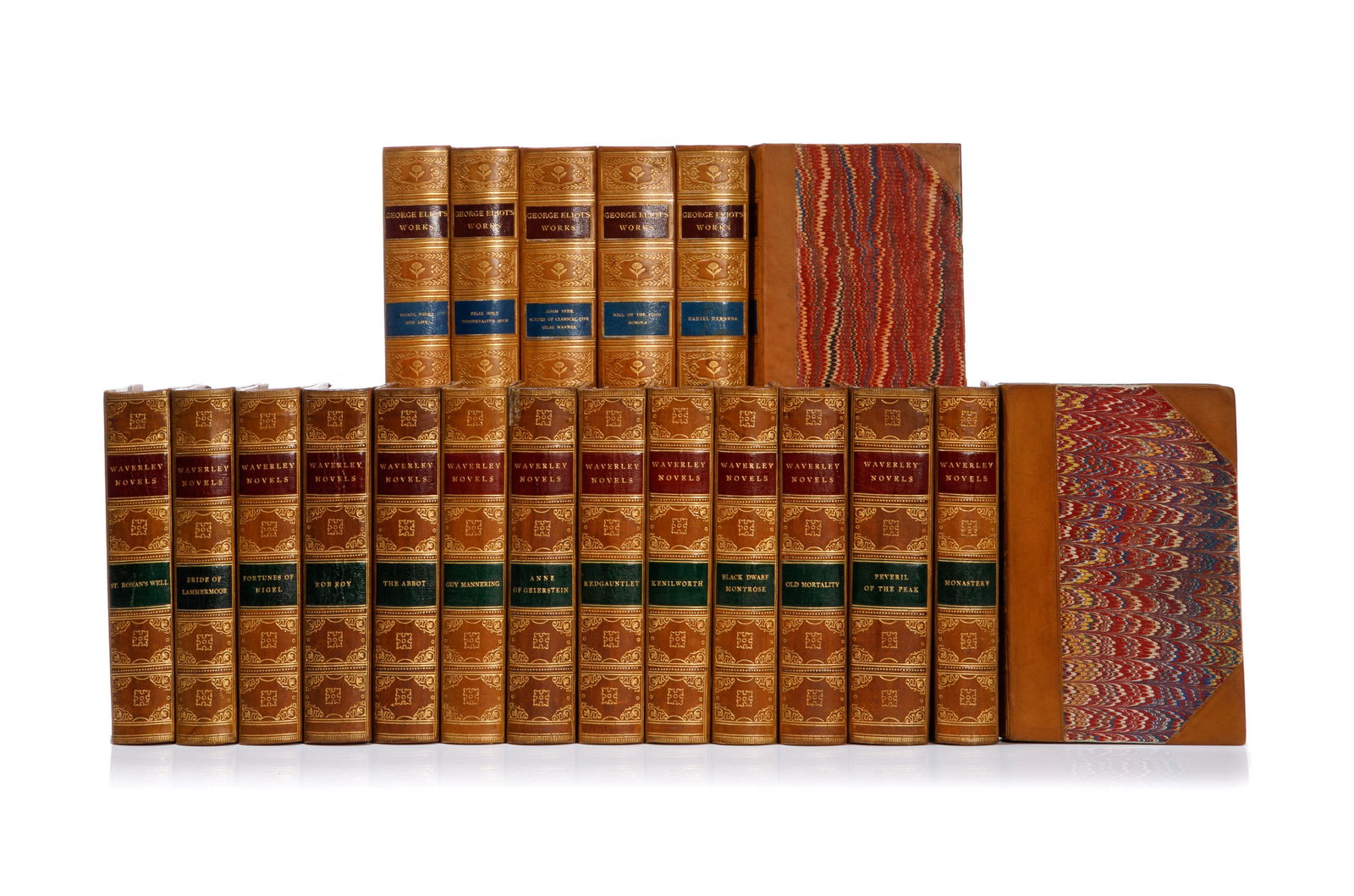[BINDINGS] 2 WORKS IN 20 VOLUMES TOGETHER (1 of 5)