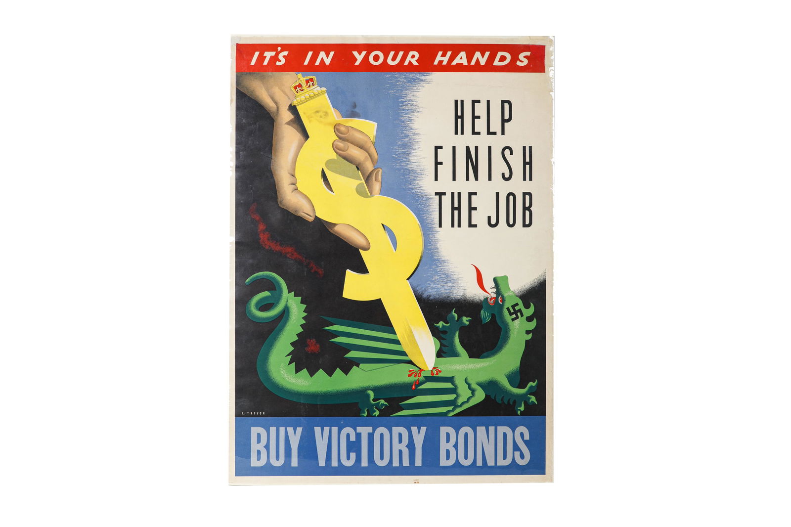 [POSTER] L. TREVOR. CANADIAN WARTIME PROPAGANDA (1 of 1)