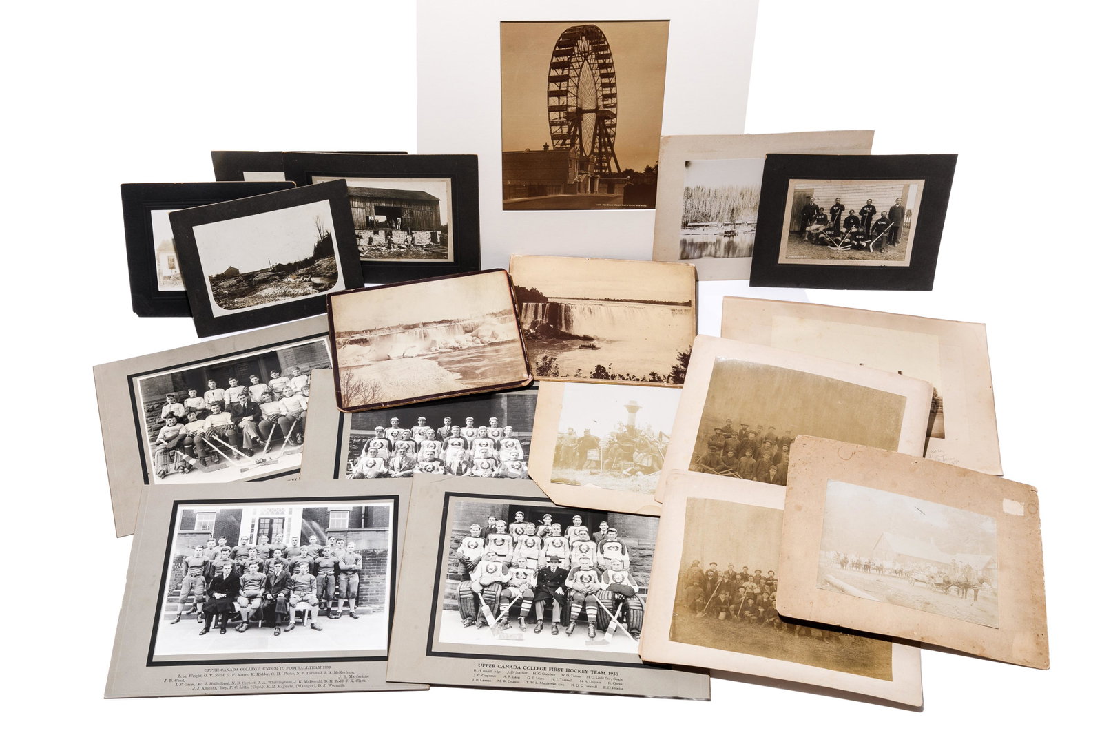 [PHOTOGRAPHY] 19TH CENTURY PHOTOGRAPHS: [PHOTOGRAPHY] 19th century photographs A group of nineteen 19th century photographs sold together. Various photographers, albumen andgelatin silver prints, mounted. Mostly North American, includes pho