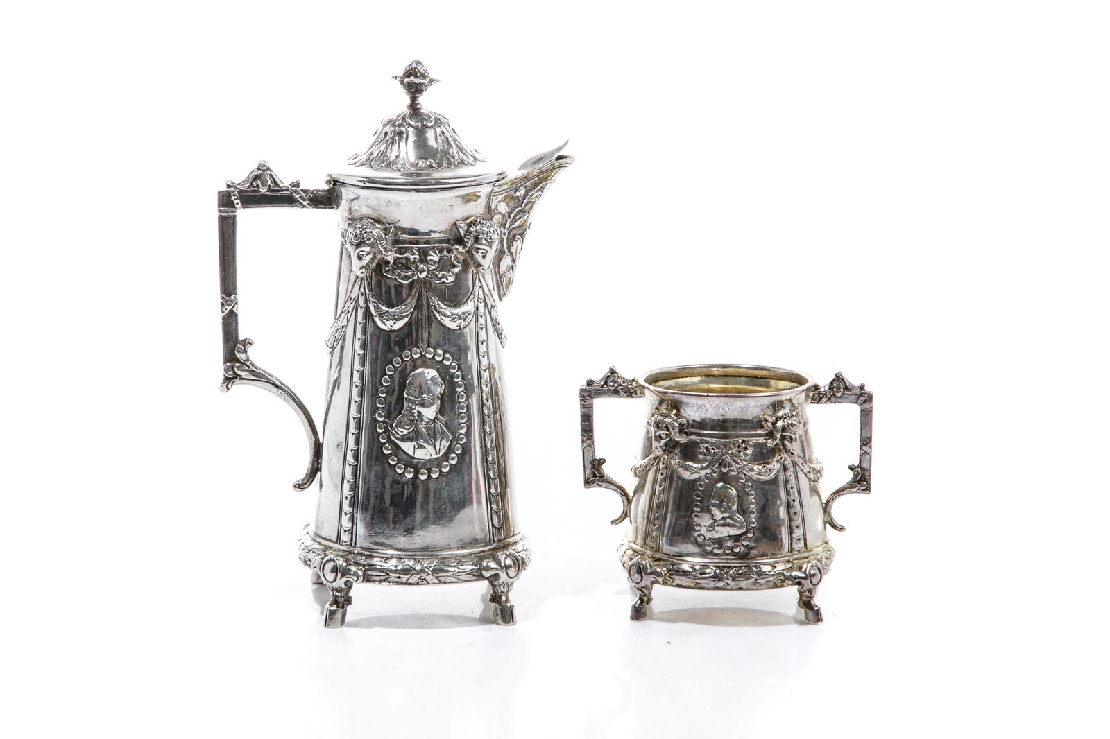 HANAU TWO PIECE SILVER BACHELOR SET, 503g (1 of 2)