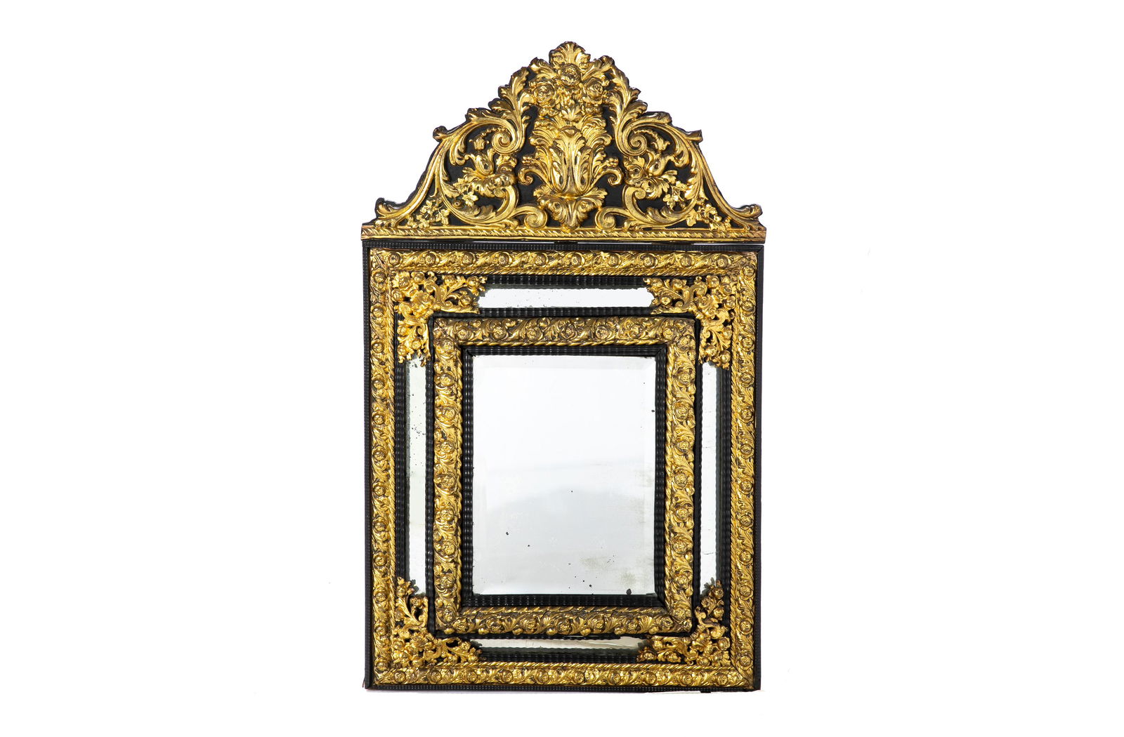 SMALLER ANTIQUE DUTCH MIRROR (1 of 2)