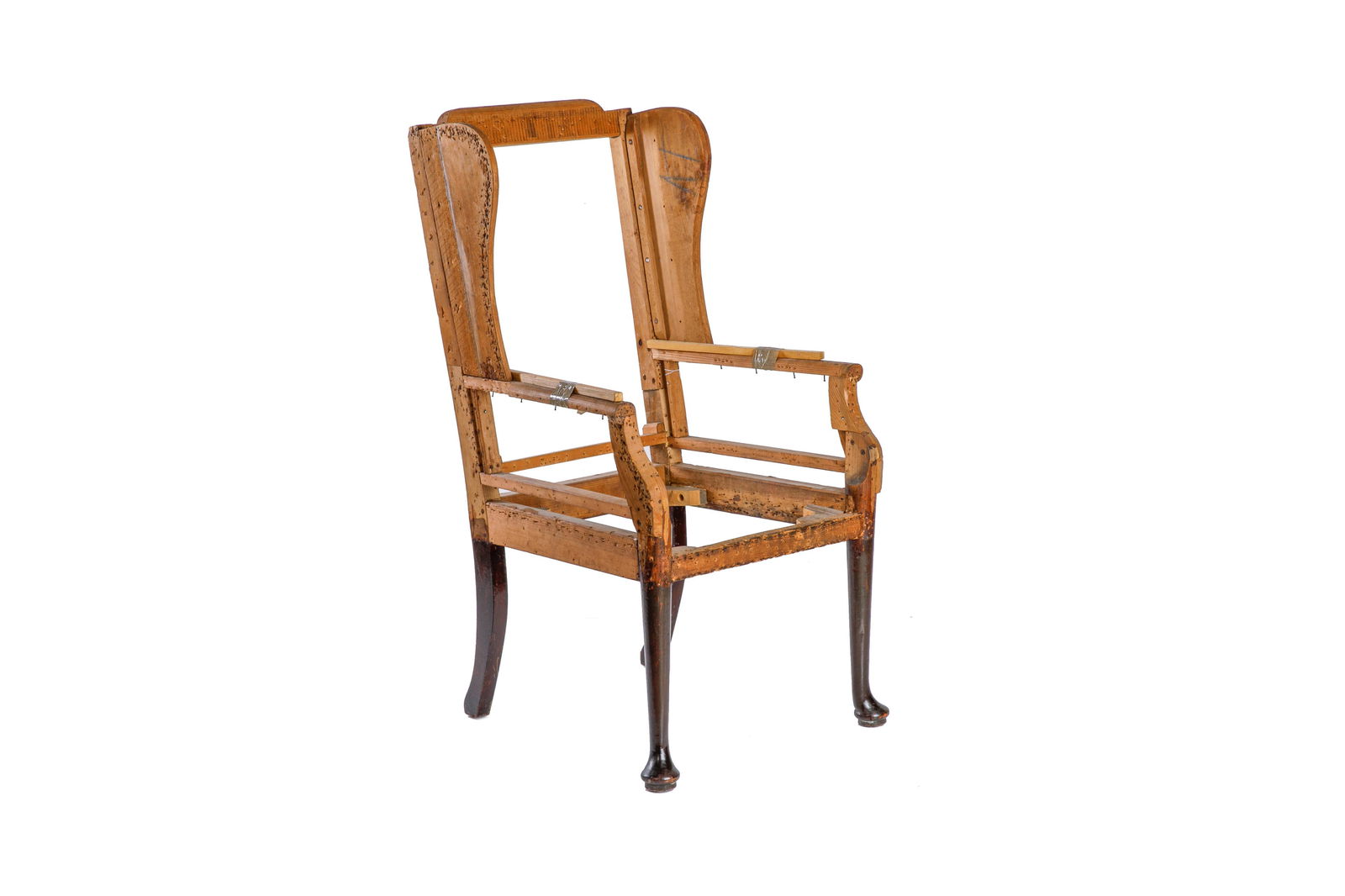 18TH C AMERICAN WINGBACK ARMCHAIR (1 of 9)