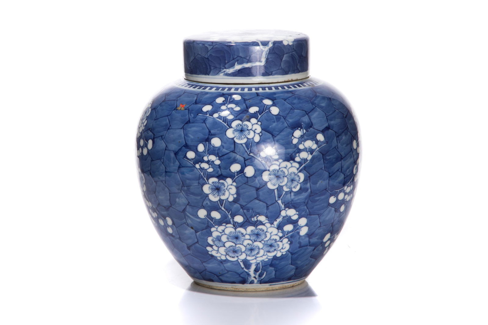 PRUNUS BLOSSOM PORCELAIN COVERED JAR (1 of 5)