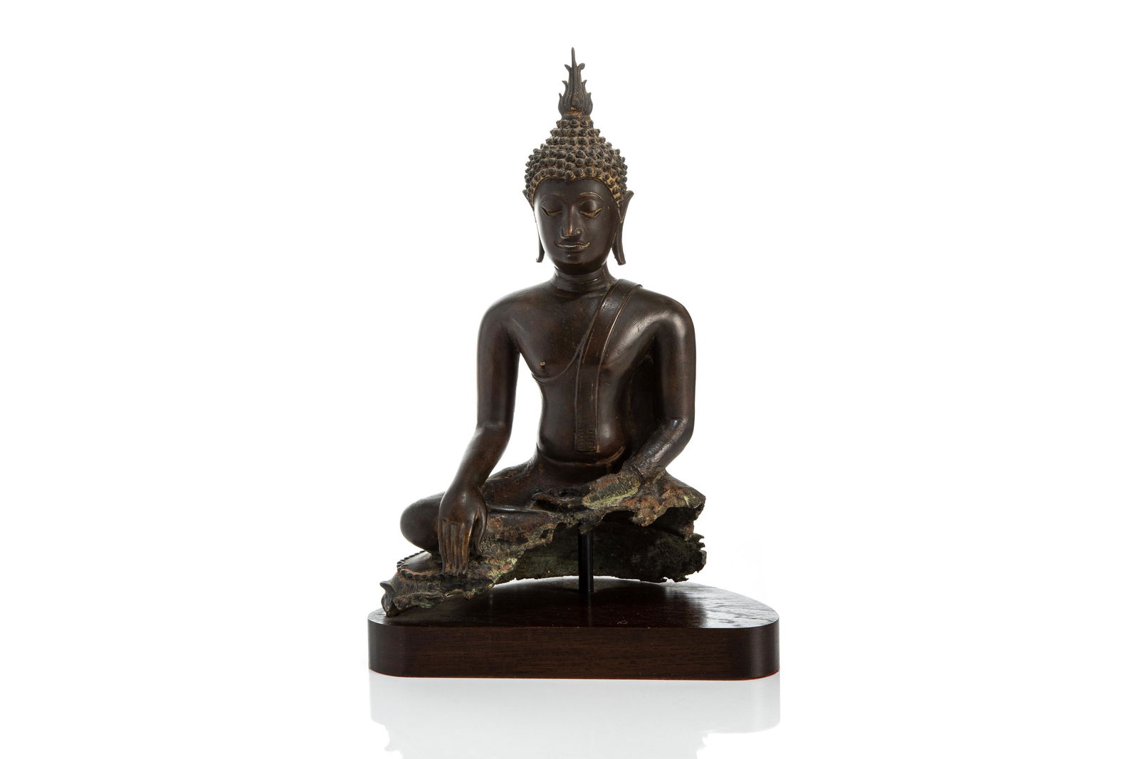 SEATED THAI BRONZE BUDDHA (1 of 5)
