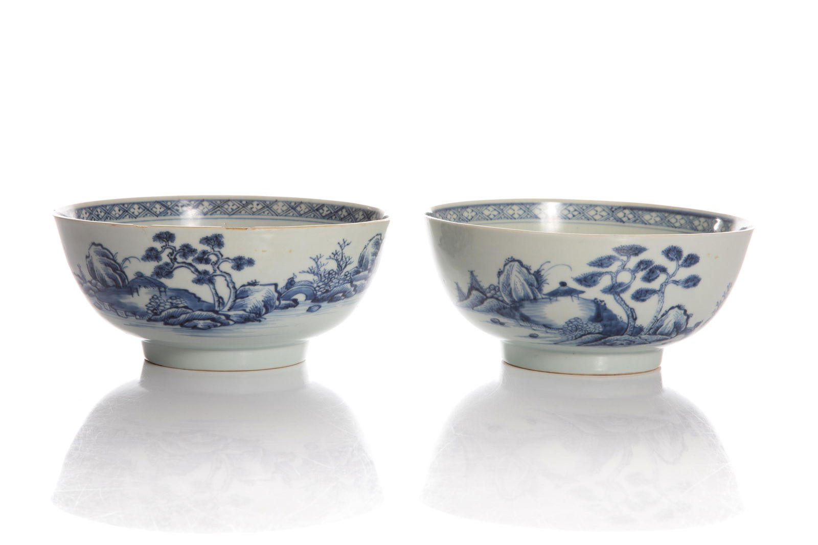 PAIR NANKING CARGO BOWLS (1 of 5)