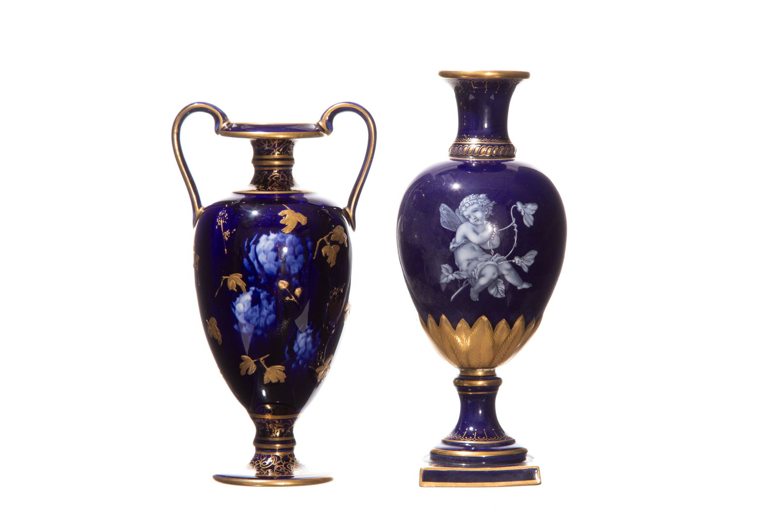 MINIATURE 19TH C MEISSEN PATE-SUR-PATE VASE (1 of 5)