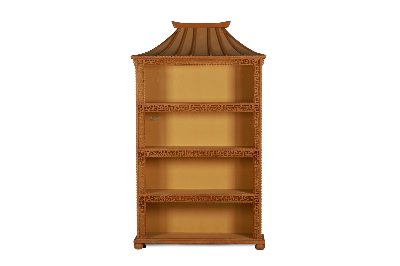PAGODA FORM CHINOISERIE BOOKCASE (1 of 3)