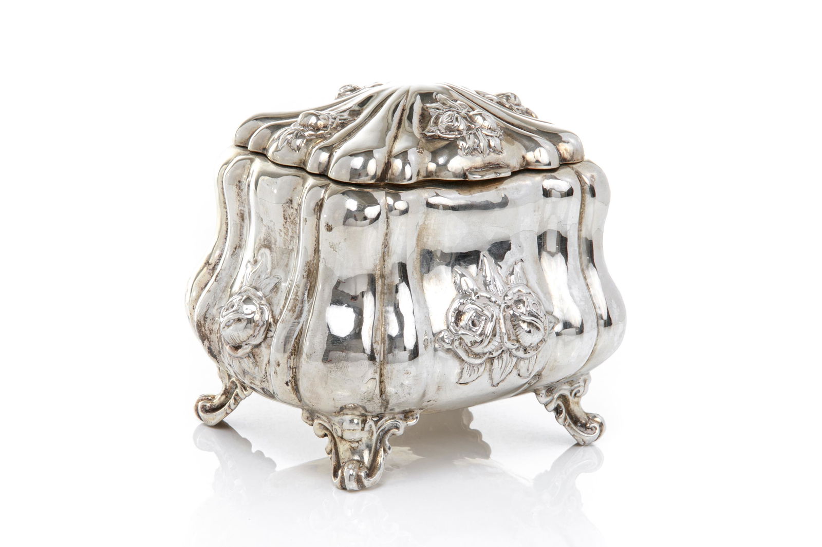 HUNGARIAN SILVER SUGAR BOX, 486g (1 of 7)