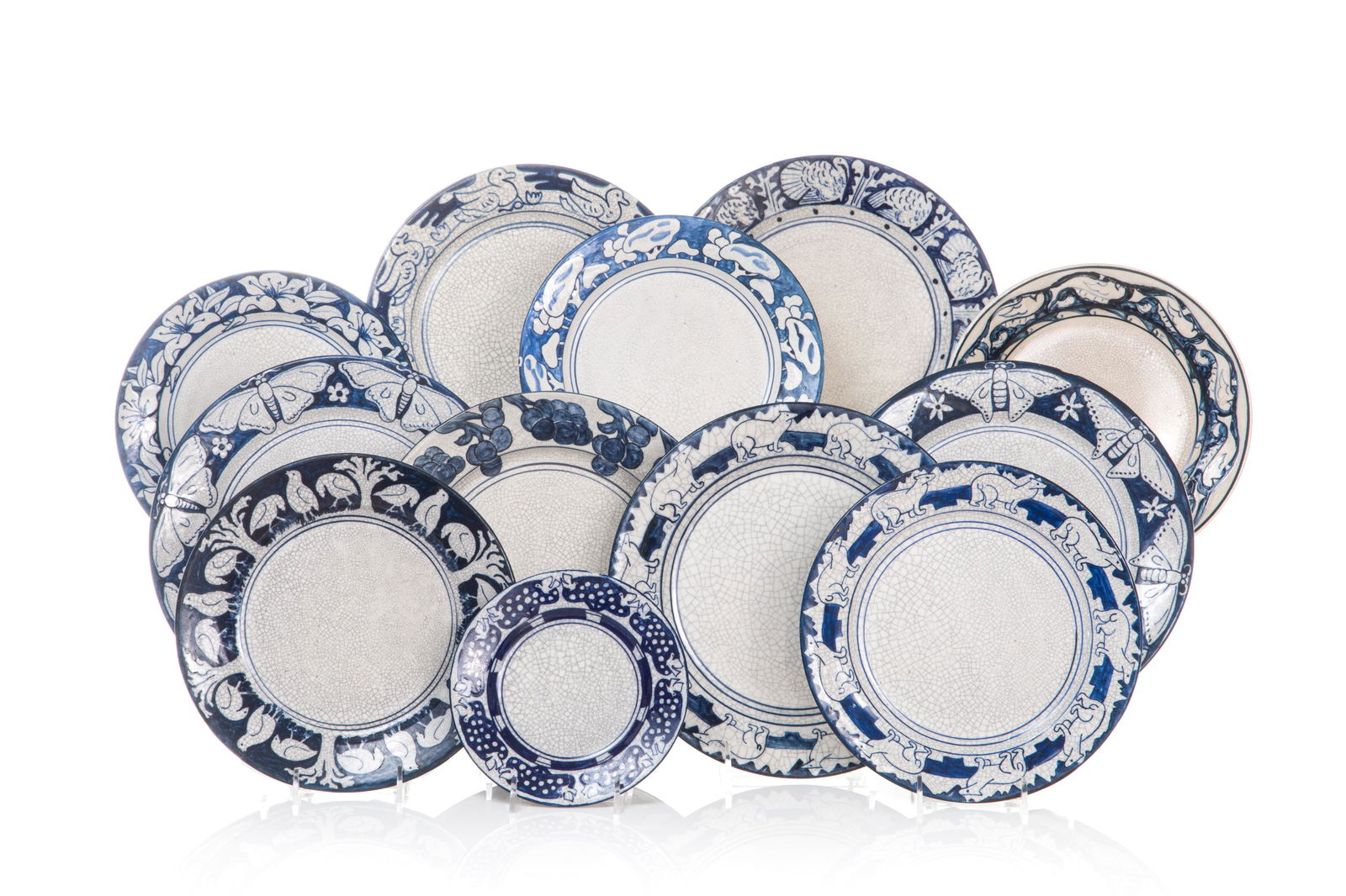 13 PCS OF ASSORTED DEDHAM EARTHENWARE POTTERY (1 of 8)