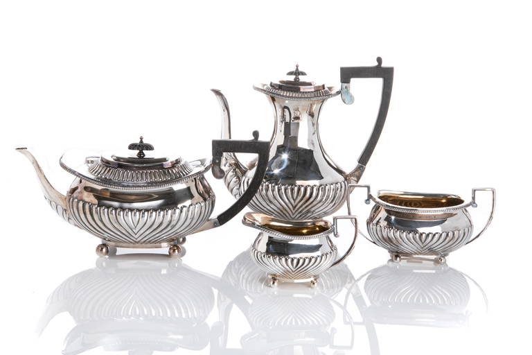 VICTORIAN SILVER TEA & COFFEE SET, 1,712g (2256) on Sep 29, 2021 A.H
