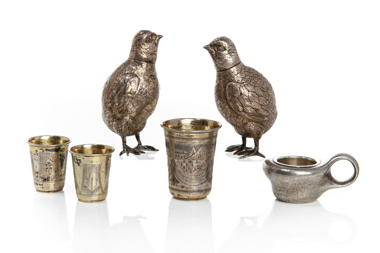 SIX ASSORTED SILVER DECORATIVE ACCESSORIES, 530g (1 of 13)