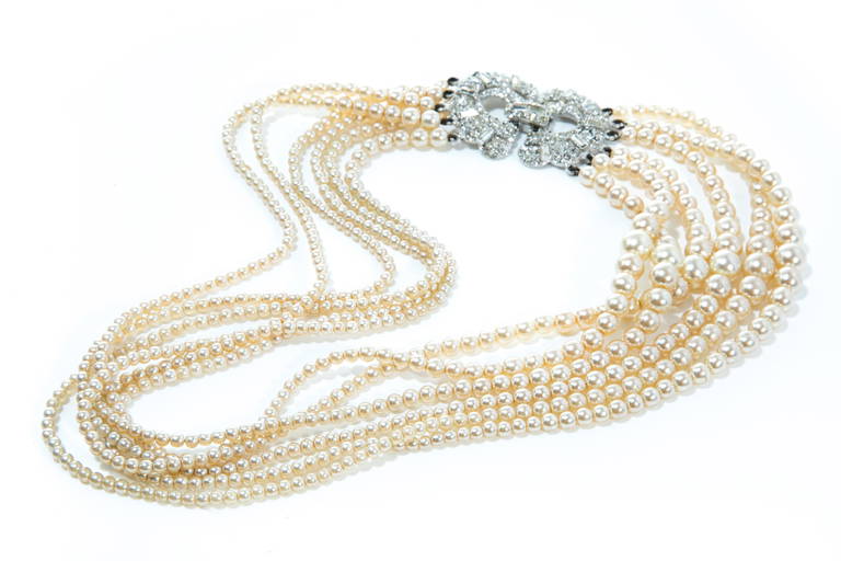 1950's DIOR COSTUME PEARL NECKLACE Oct 26, 2021 A.H. Wilkens