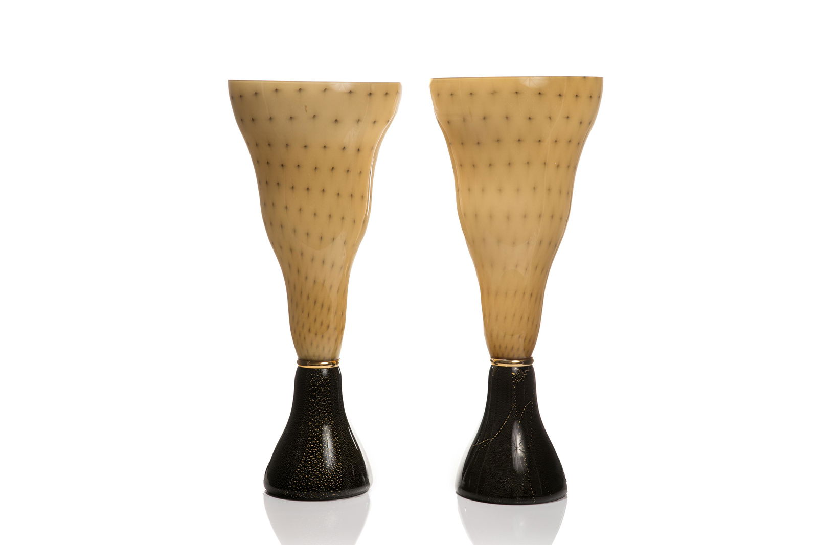 PAIR OF 20TH C MURANO GLASS LAMPS (1 of 4)