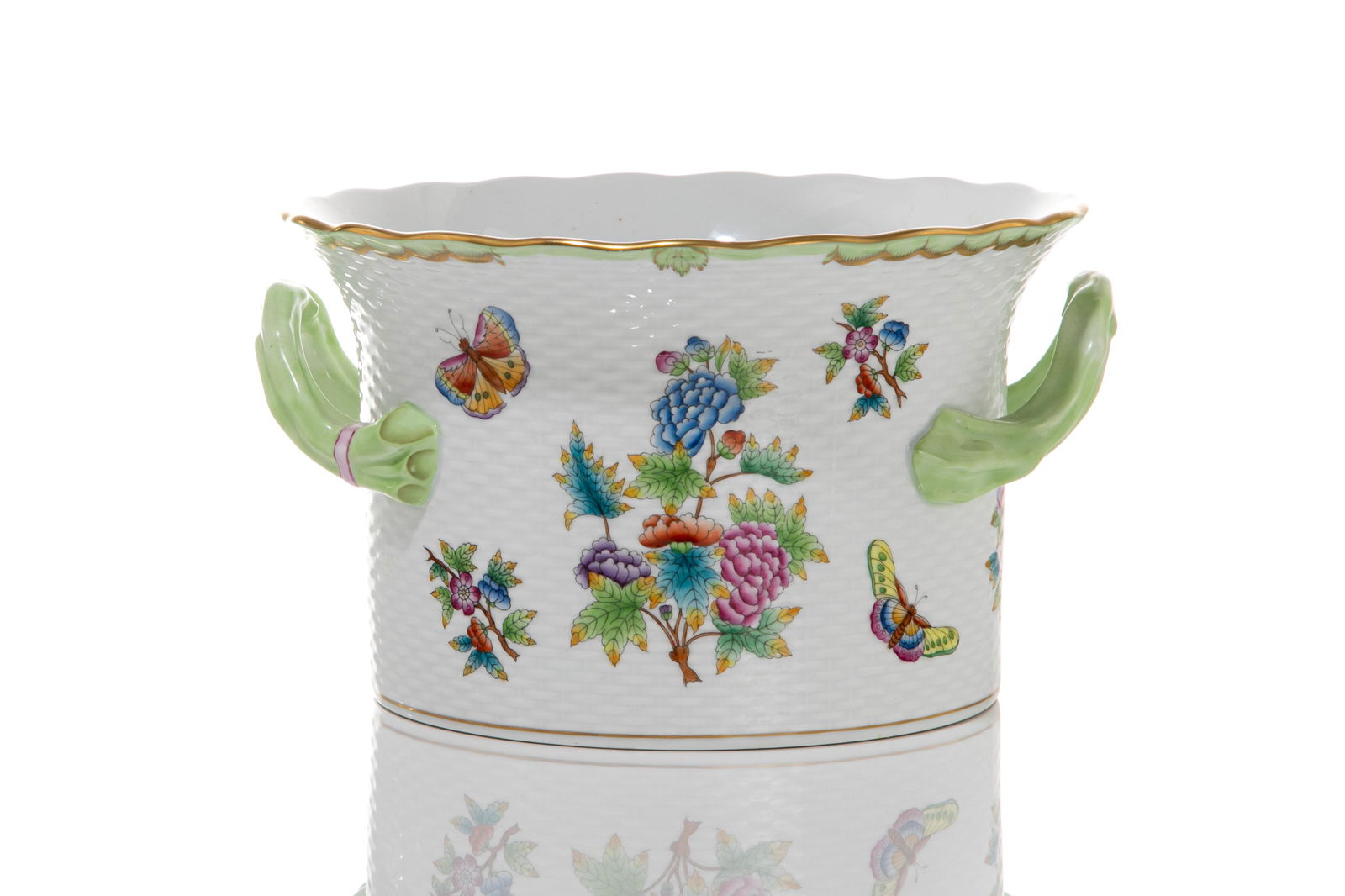 HEREND QUEEN VICTORIA CACHE POT / ICE BUCKET (1 of 4)