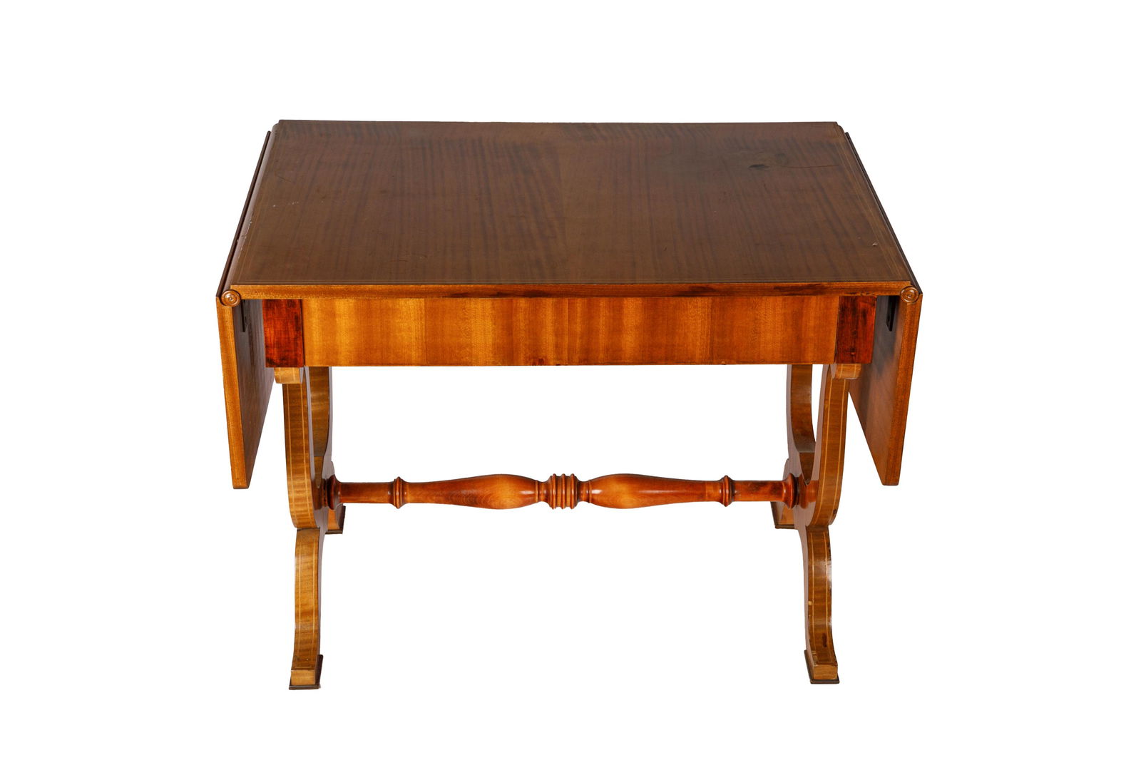 ANTIQUE POLISH REGENCY STYLE DESK (1 of 7)