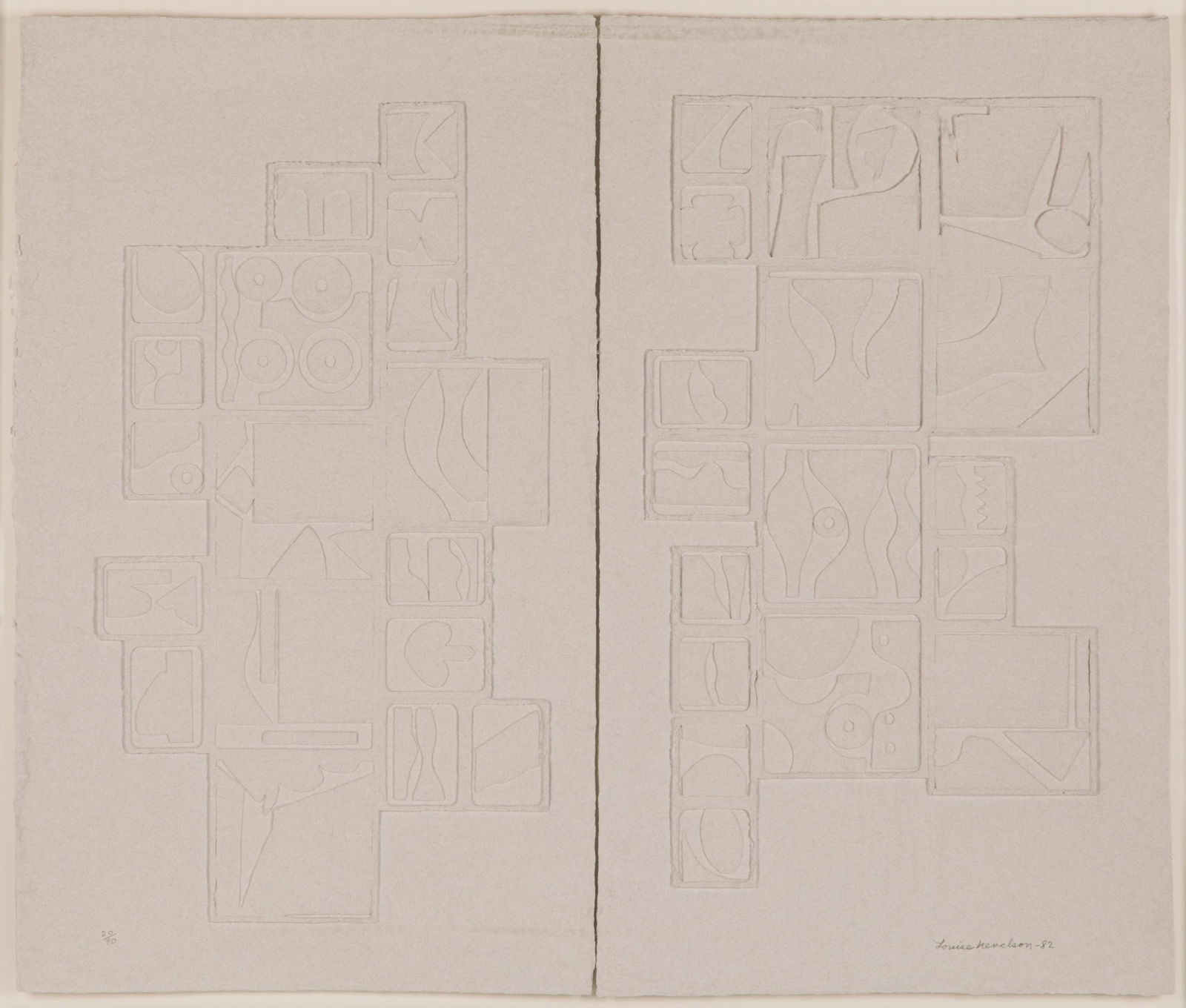 LOUISE NEVELSON (American, 1899-1988) (1 of 6)