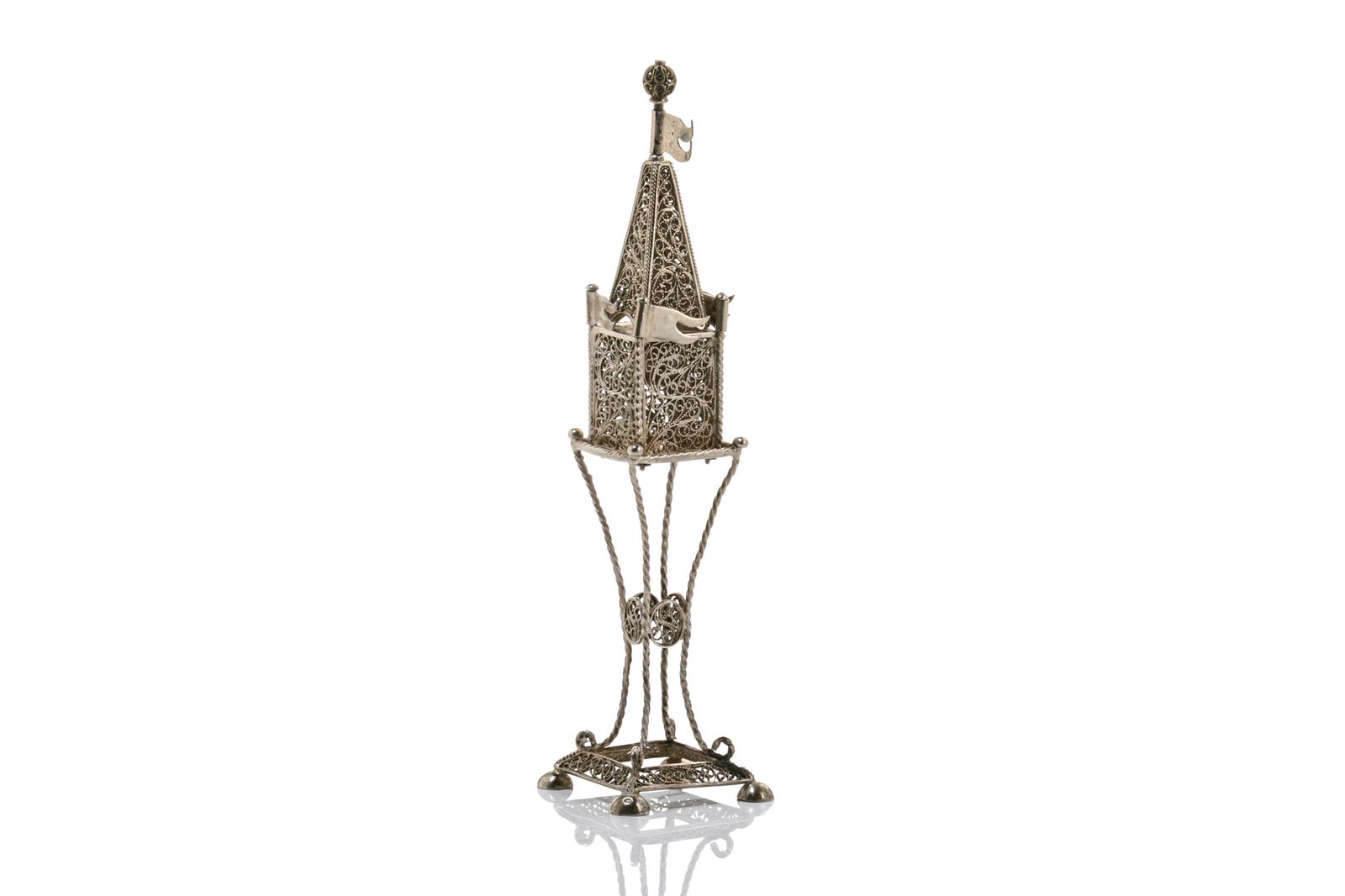AUSTRIAN SILVER SPICE TOWER, 110g (1 of 12)