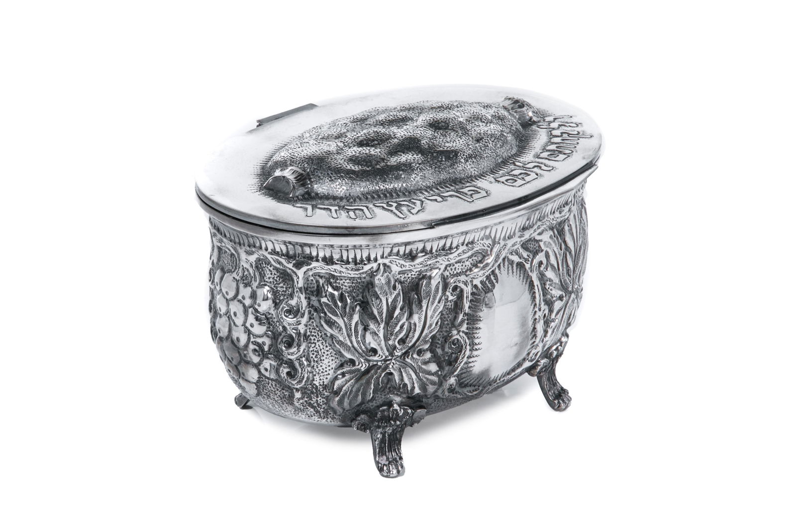 SILVER ETROG BOX, 555g (1 of 5)