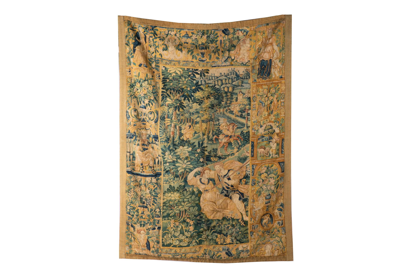 LARGE 17th C AUBUSSON HANGING TAPESTRY Jan 18, 2022 A.H. Wilkens