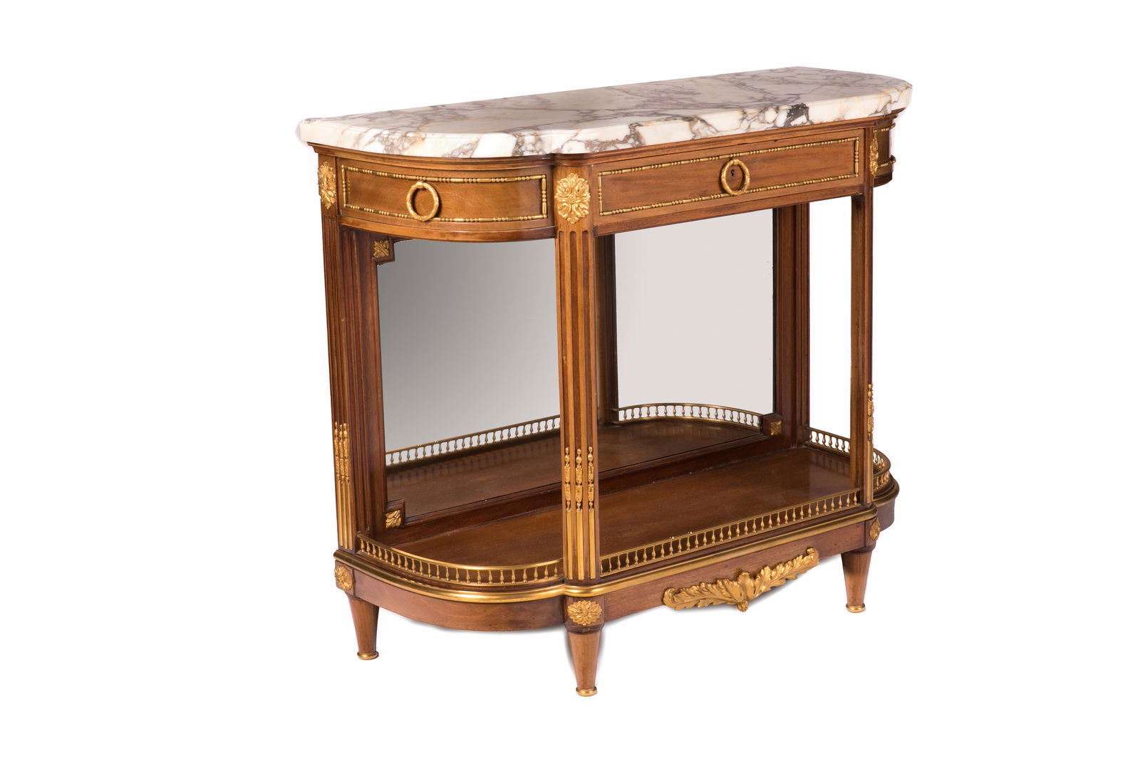 FINE FRENCH ORMOLU MOUNTED & MARBLE CONSOLE (1 of 5)