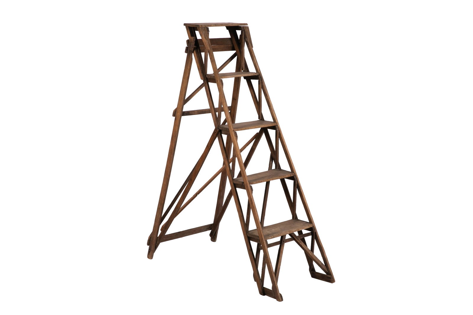 19th C PATENT STEP LADDER (1 of 4)