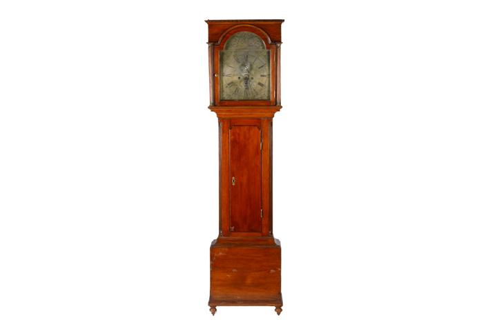 GEORGE III ENGLISH MAHOGANY TALL CASE CLOCK (1 of 3)