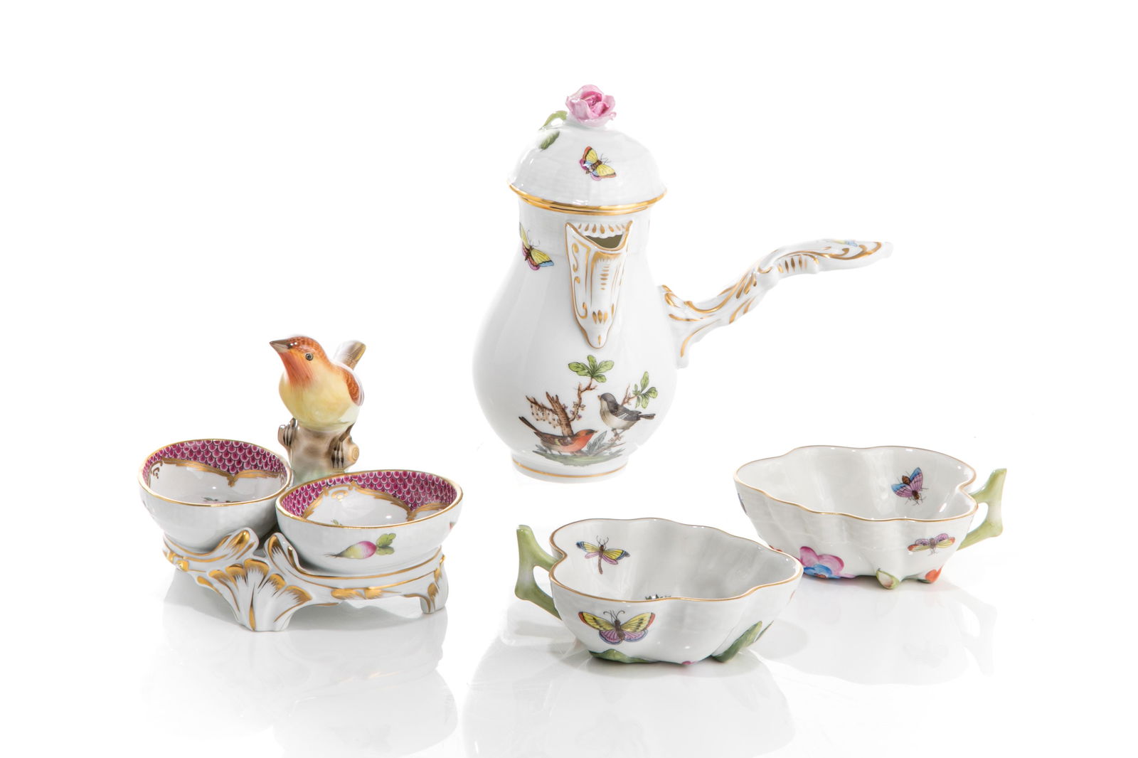 GROUP OF HEREND ROTHSCHILD BIRD PORCELAIN (1 of 7)