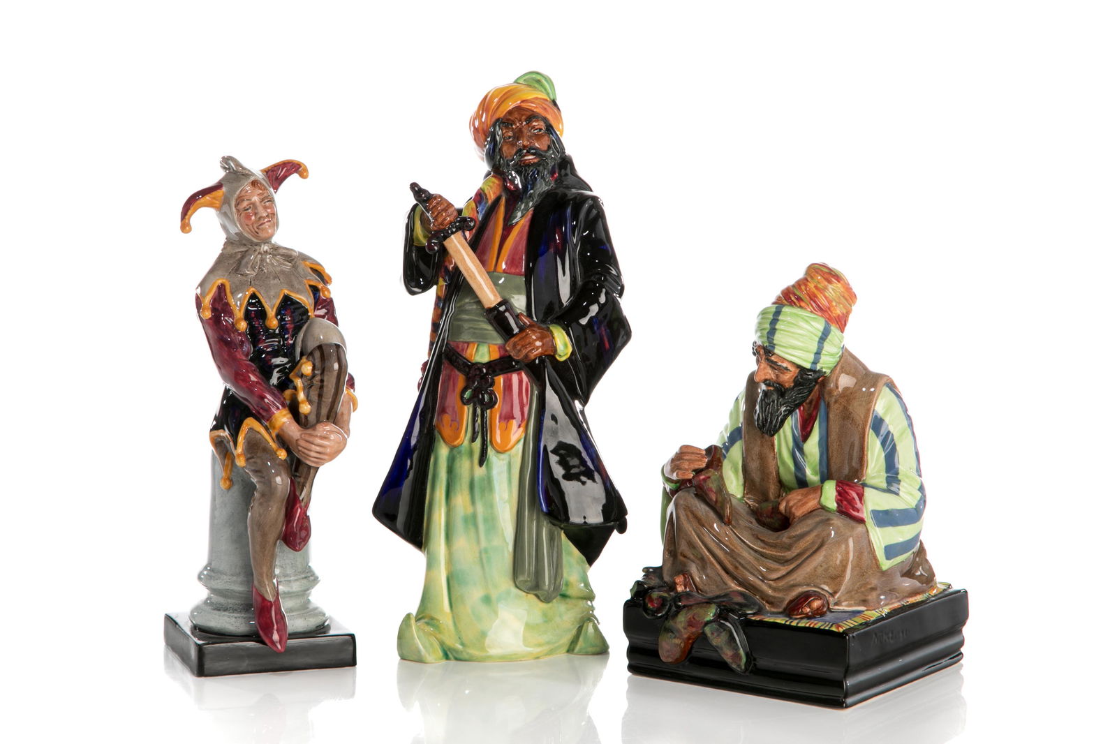 GROUP OF THREE ROYAL DOULTON PORCELAIN FIGURES (1 of 3)