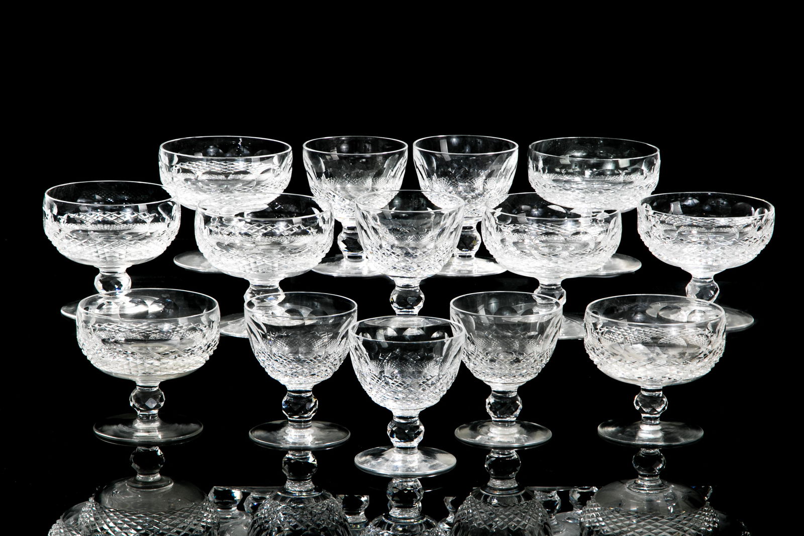 14 WATERFORD CRYSTAL COLLEEN COUPES (1 of 1)