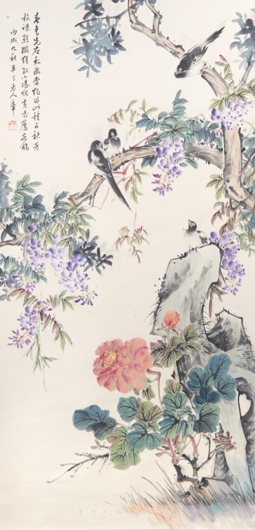 CHEN BANDING (1876-1970), BIRDS AND FLOWERS (1 of 4)