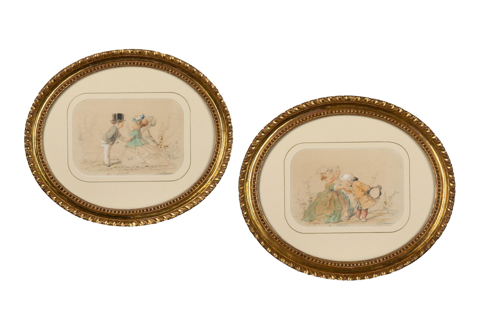 CHARLES EDOUARD DE BEAUMONT (French, 1821-1888) (1 of 5)