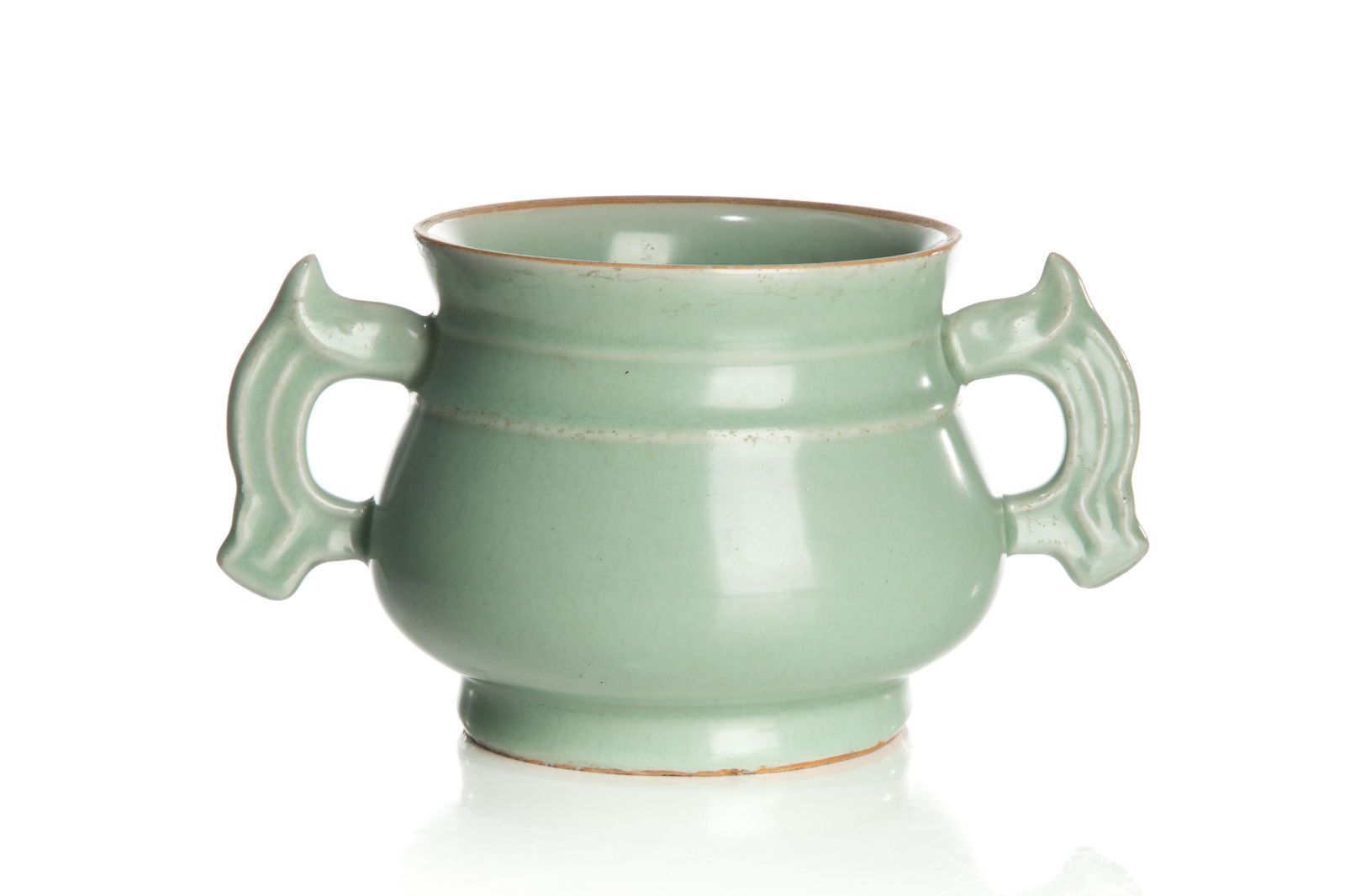CHINESE LONGQUAN CELADON GLAZED CENSER (1 of 3)