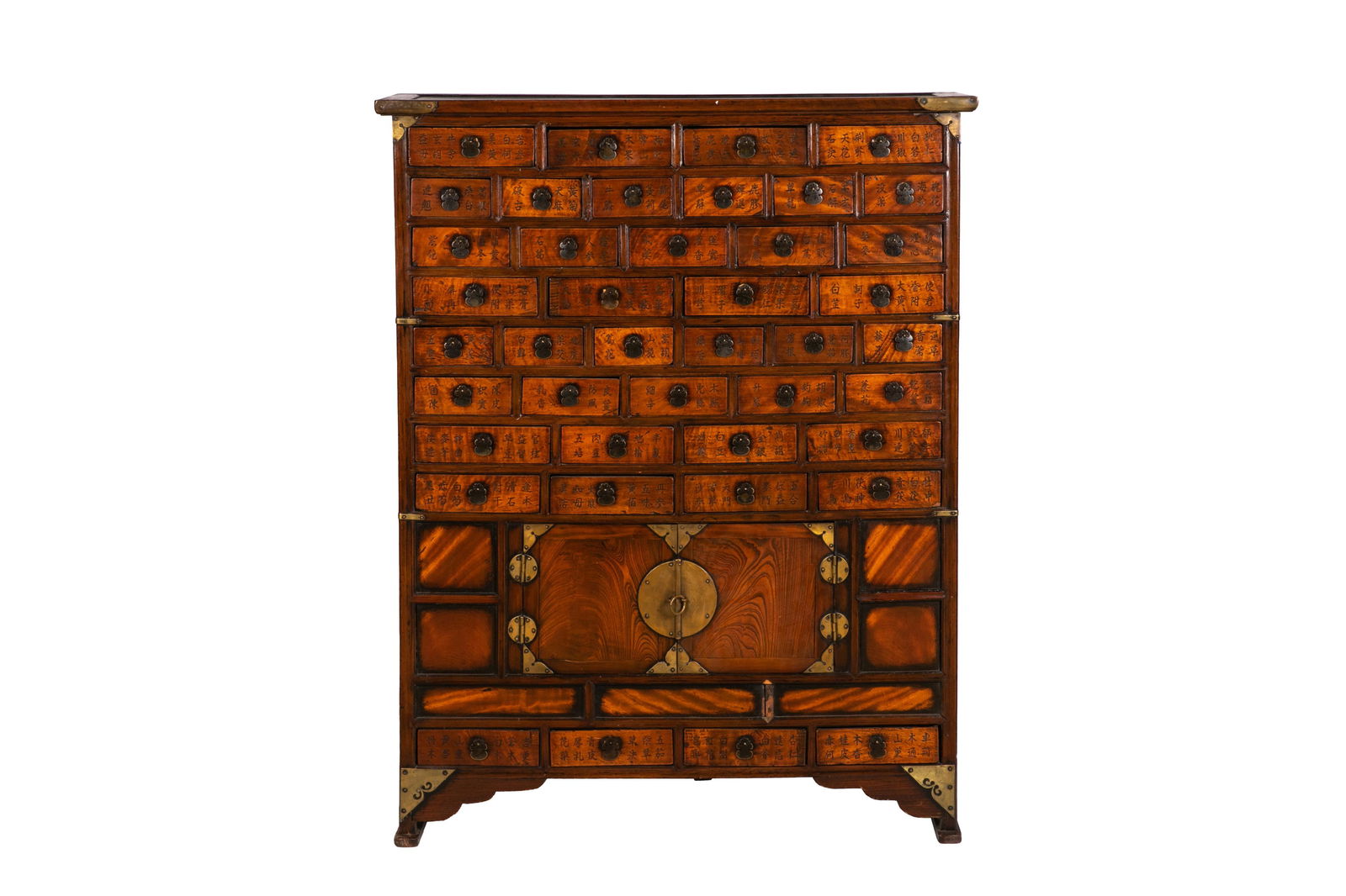 CHINESE WOOD APOTHECARY MEDICINAL CABINET (1 of 7)