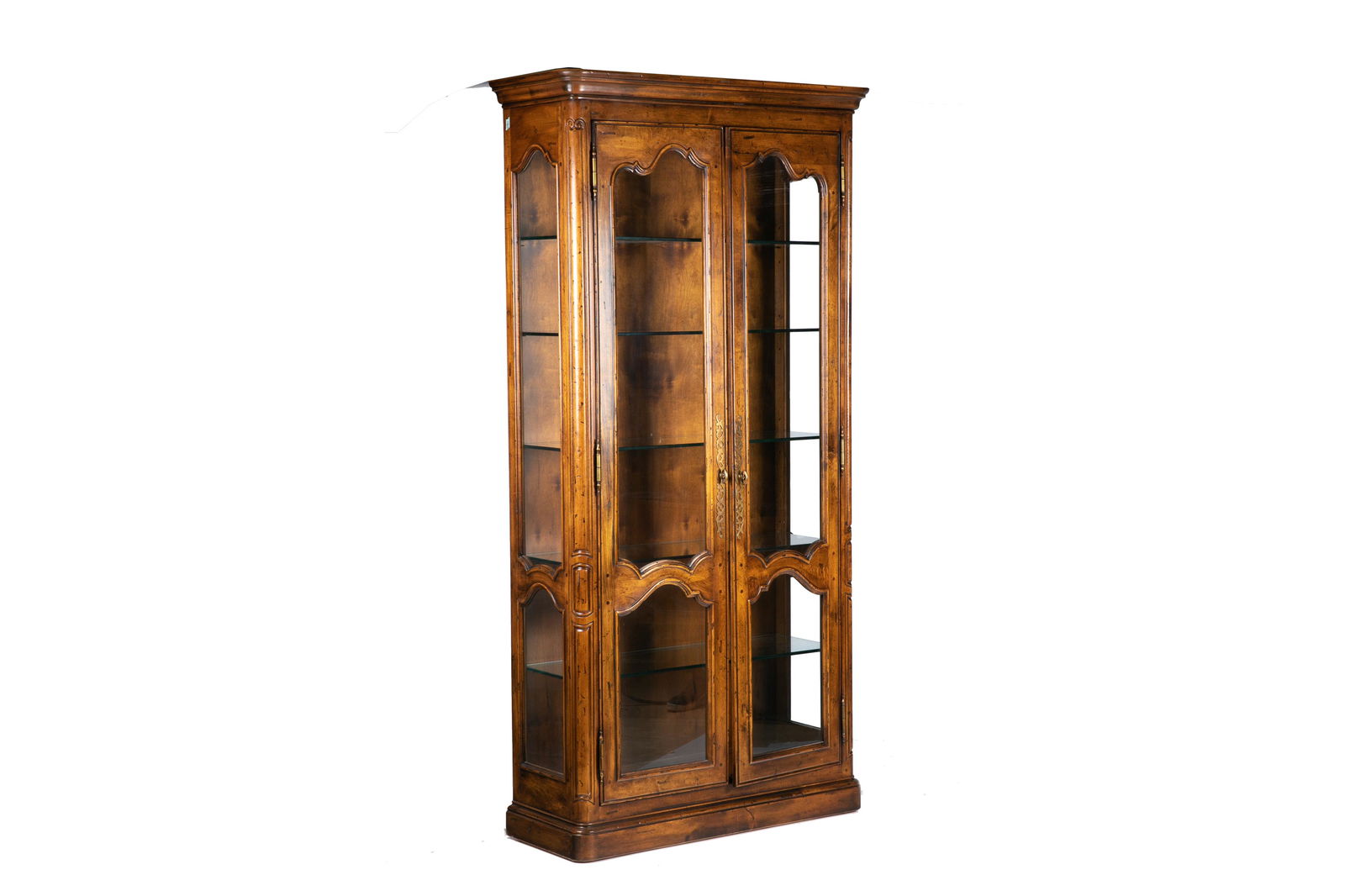 FRENCH PROVINCIAL STYLE VITRINE CABINET (1 of 8)