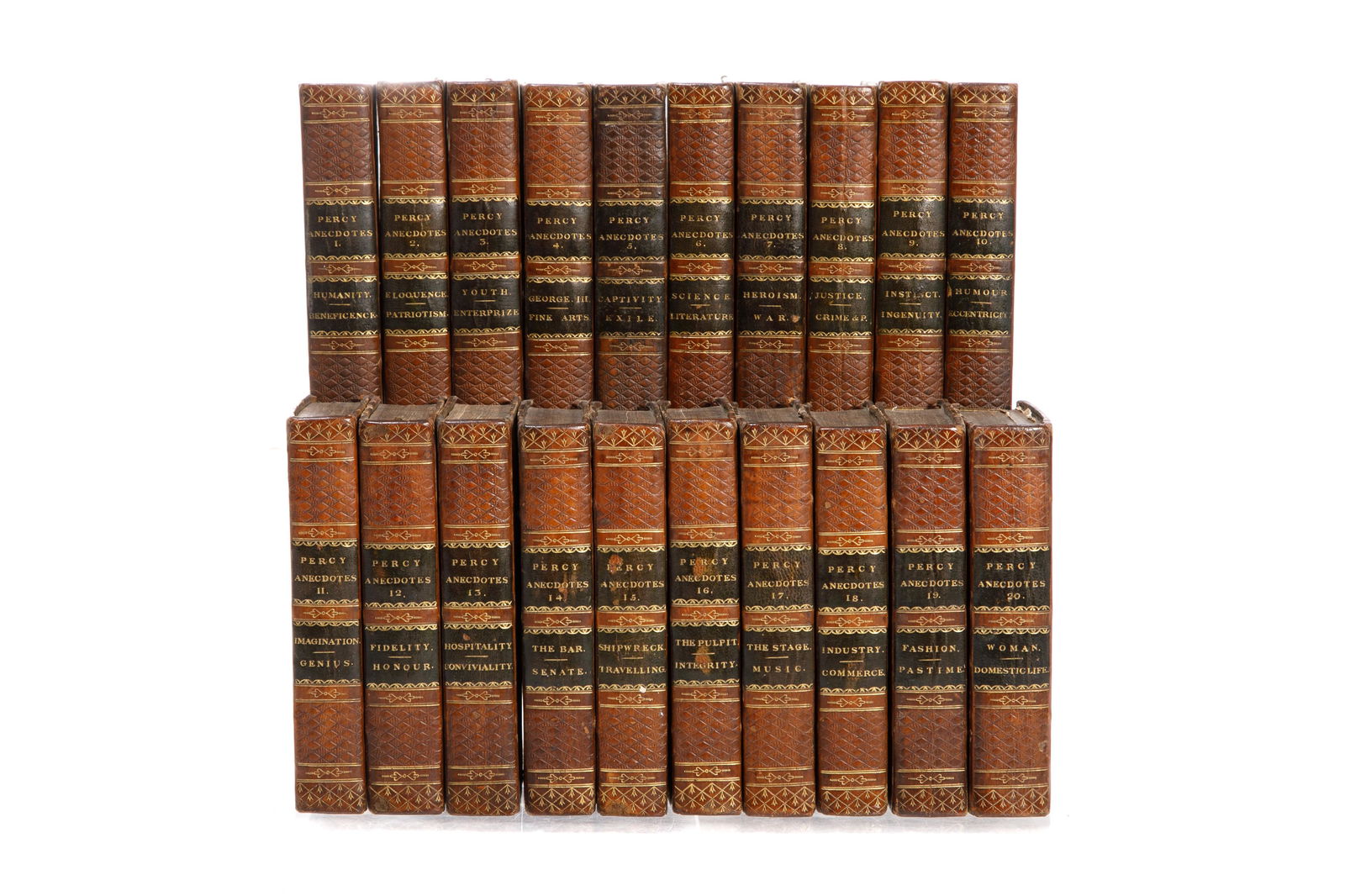 PERCYS ANECDOTES (20 VOLS) (1 of 2)