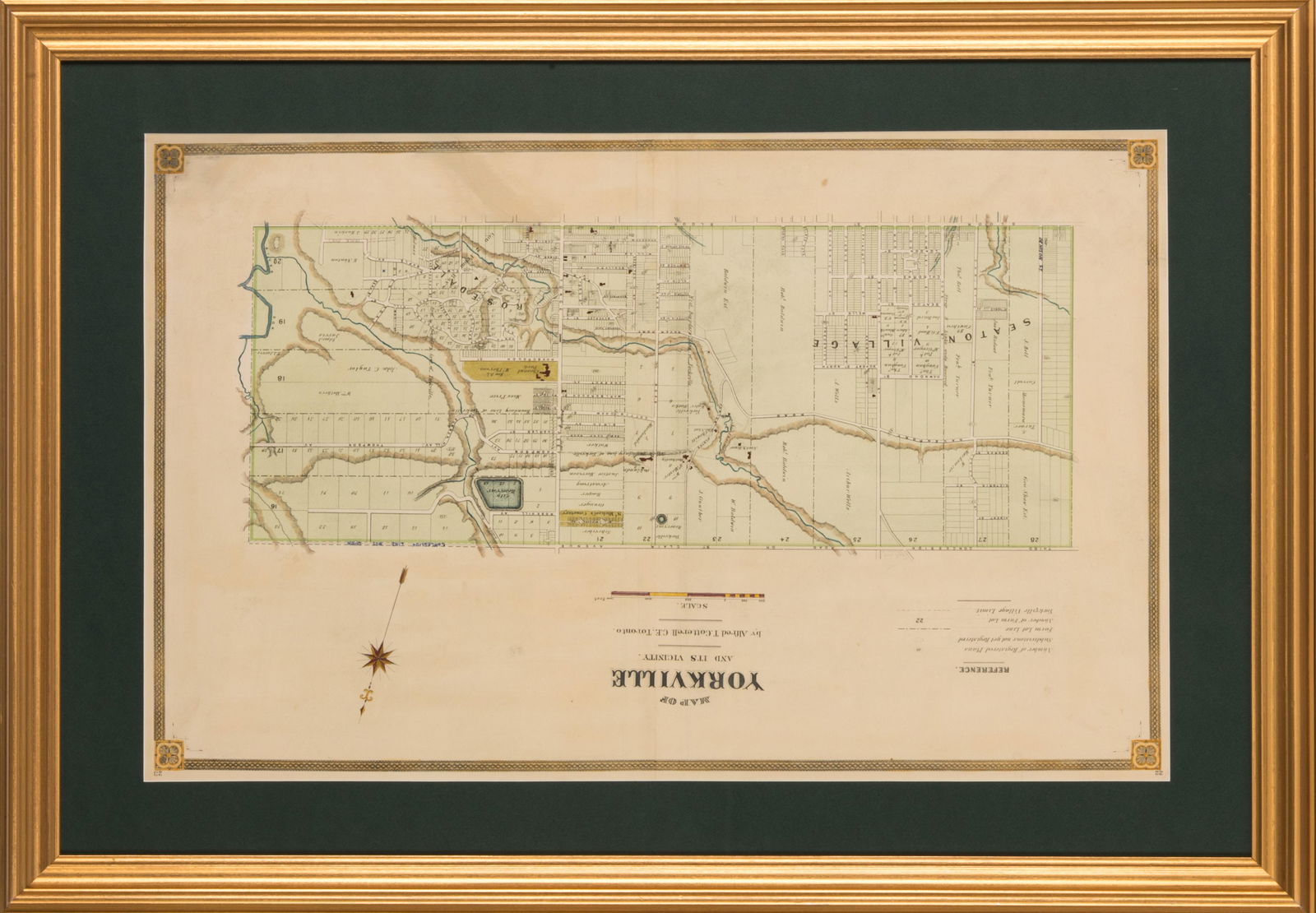MAP OF YORKVILLE AND ITS VICINITY (4025) on Jun 01, 2022 A.H