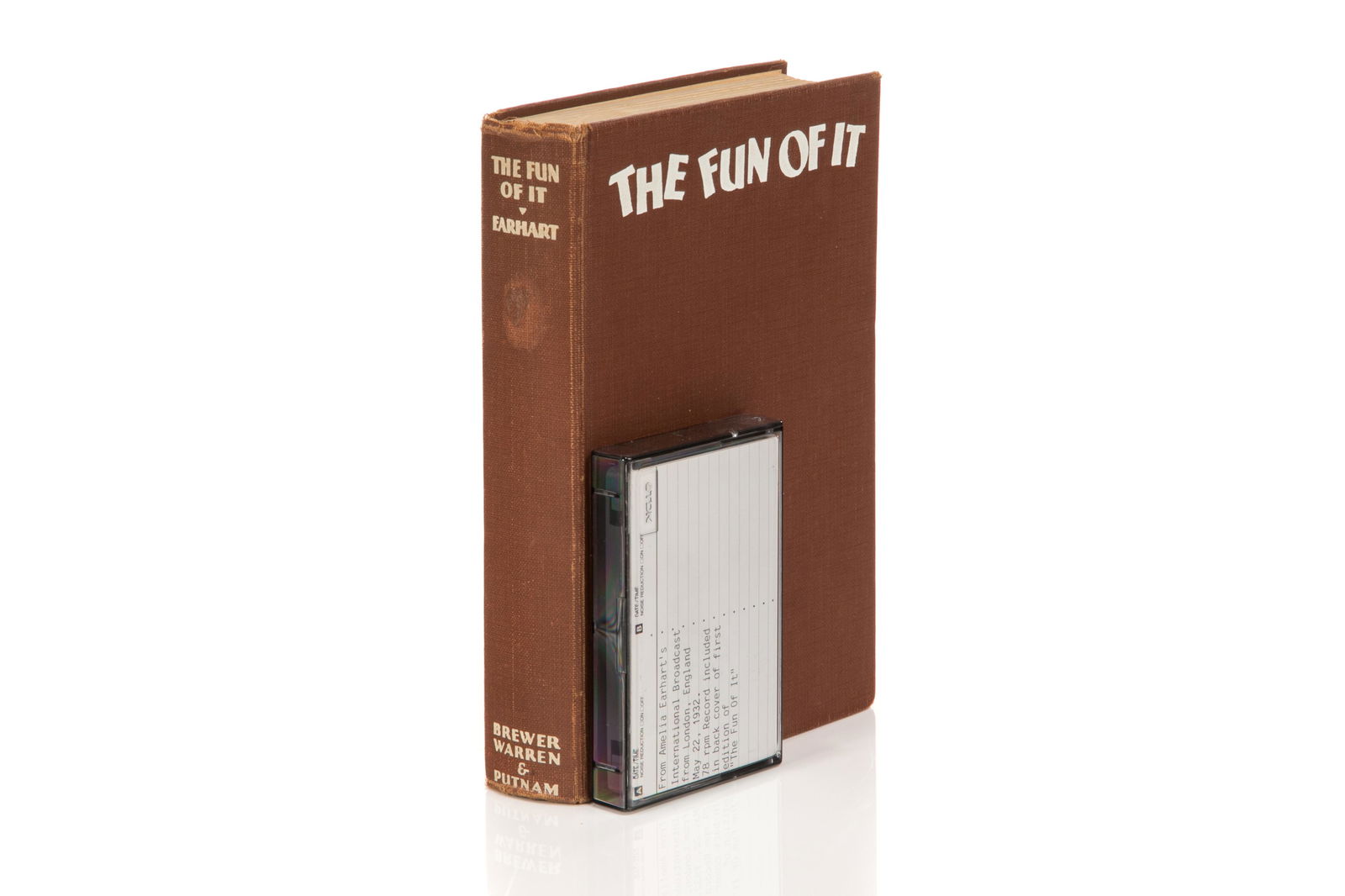 AMELIA EARHART, THE FUN OF IT SIGNED W/ TAPE + 78 (1 of 5)