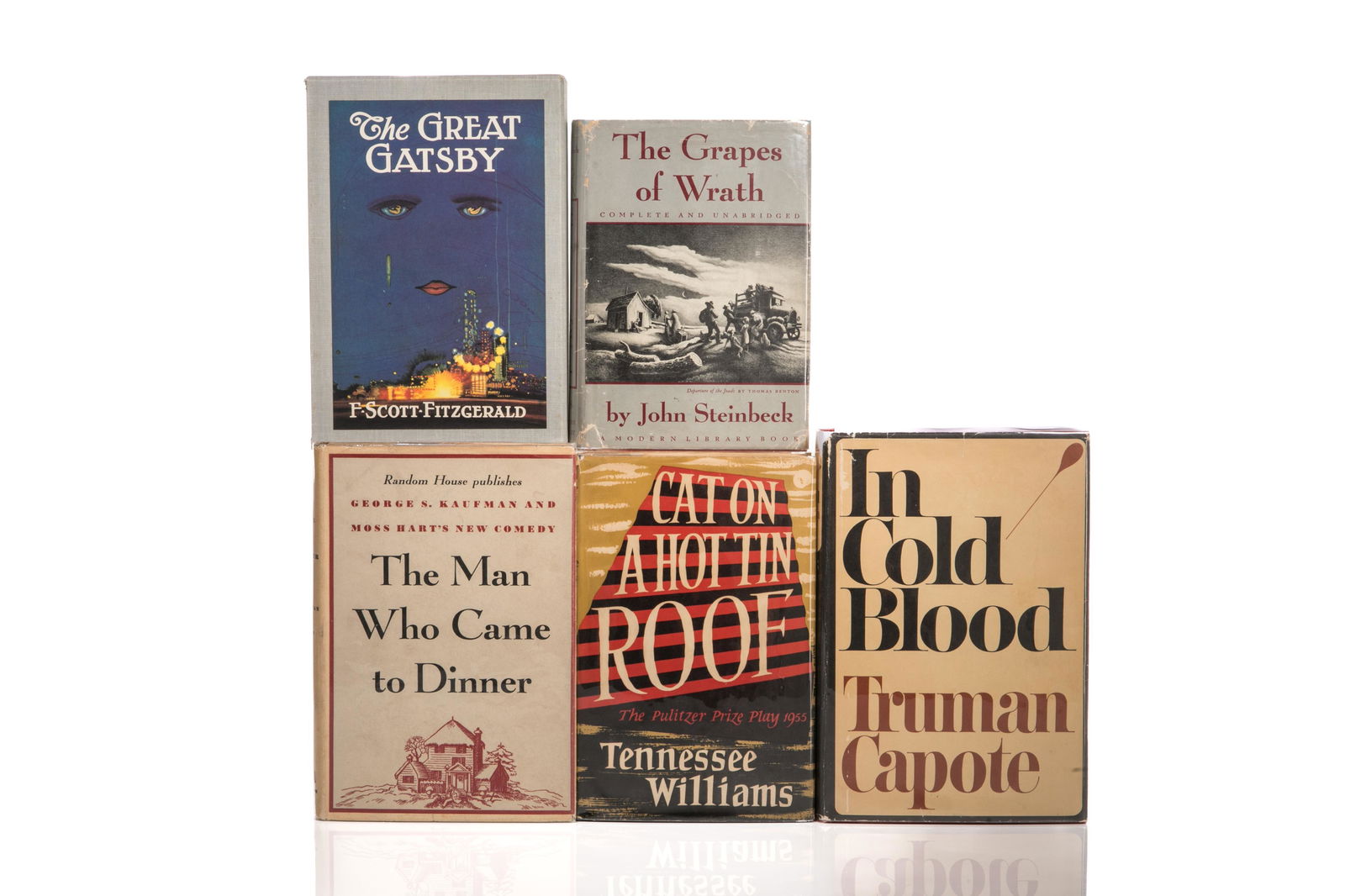 LOT OF 5 TWENTIETH-CENTURY AMERICAN NOVELS (1 of 3)
