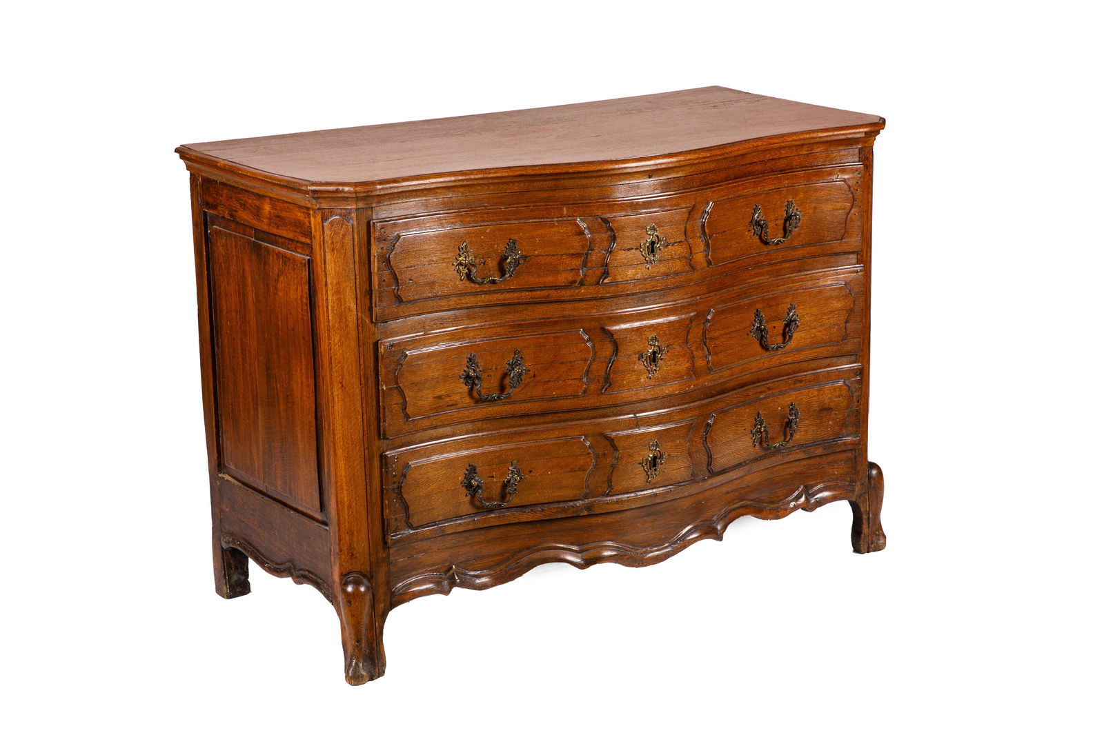 18th C FRENCH PROVINCIAL CHEST OF DRAWERS (1 of 8)
