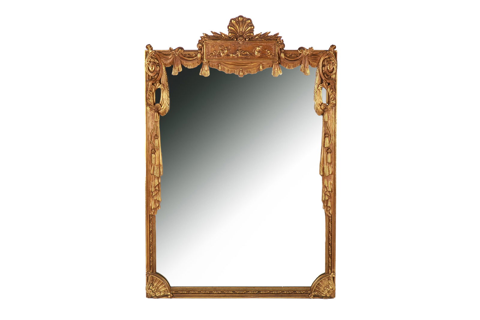 ITALIAN NEOCLASSICAL GILTWOOD MIRROR (1 of 4)