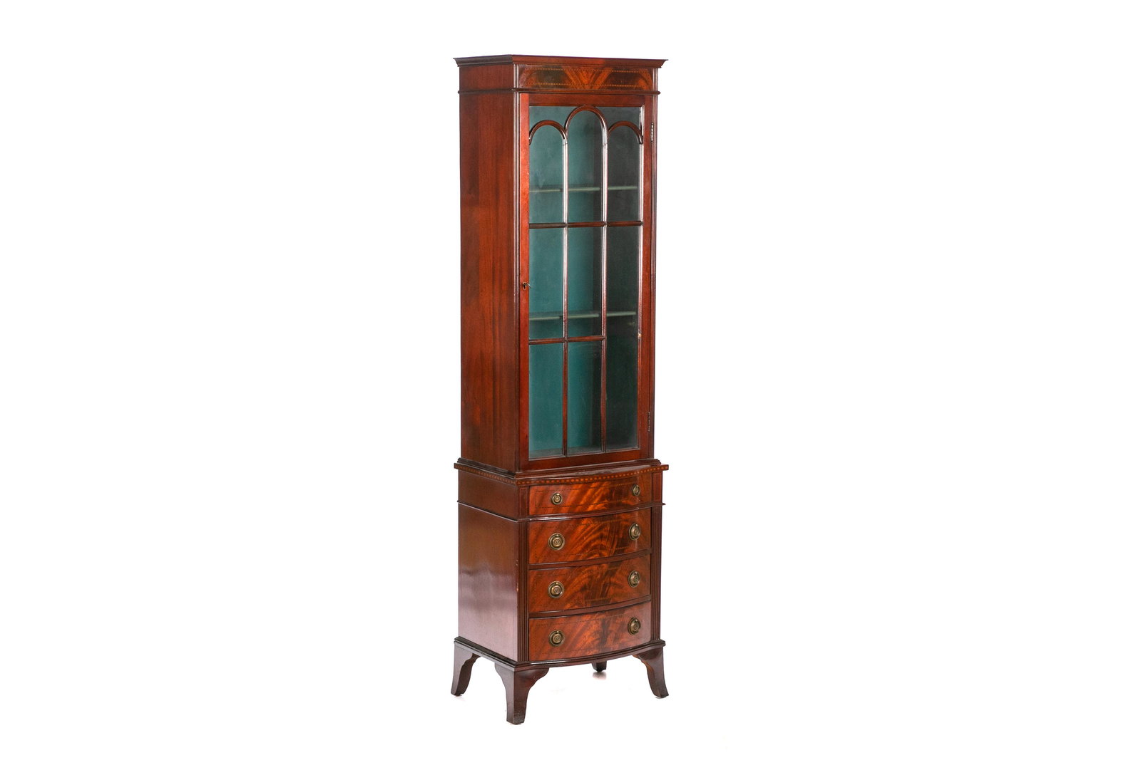 SMALL GEORGIAN STYLE VITRINE (1 of 1)