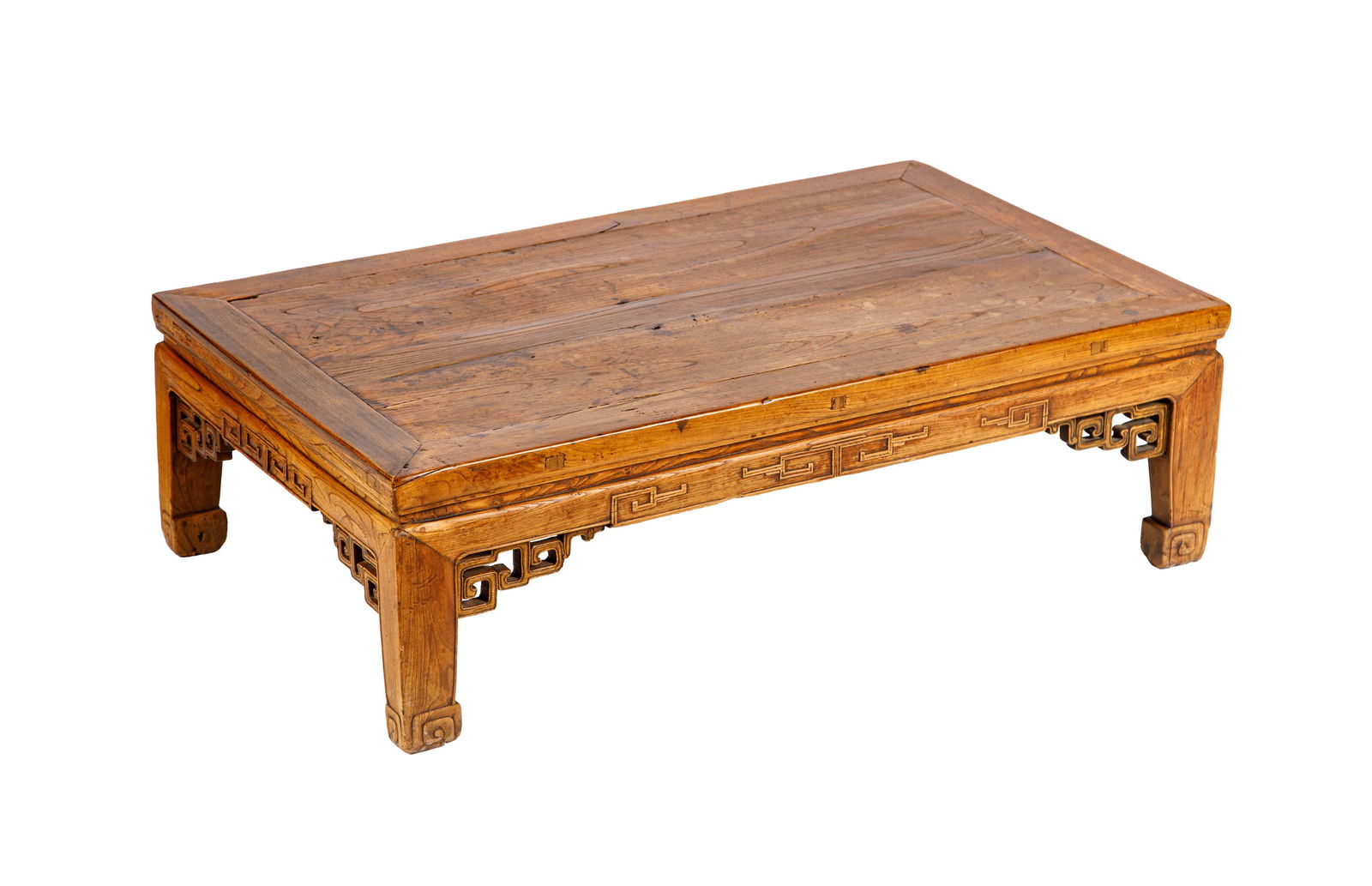 CHINESE LOW KANG TABLE IN YELLOW WOOD (1 of 3)