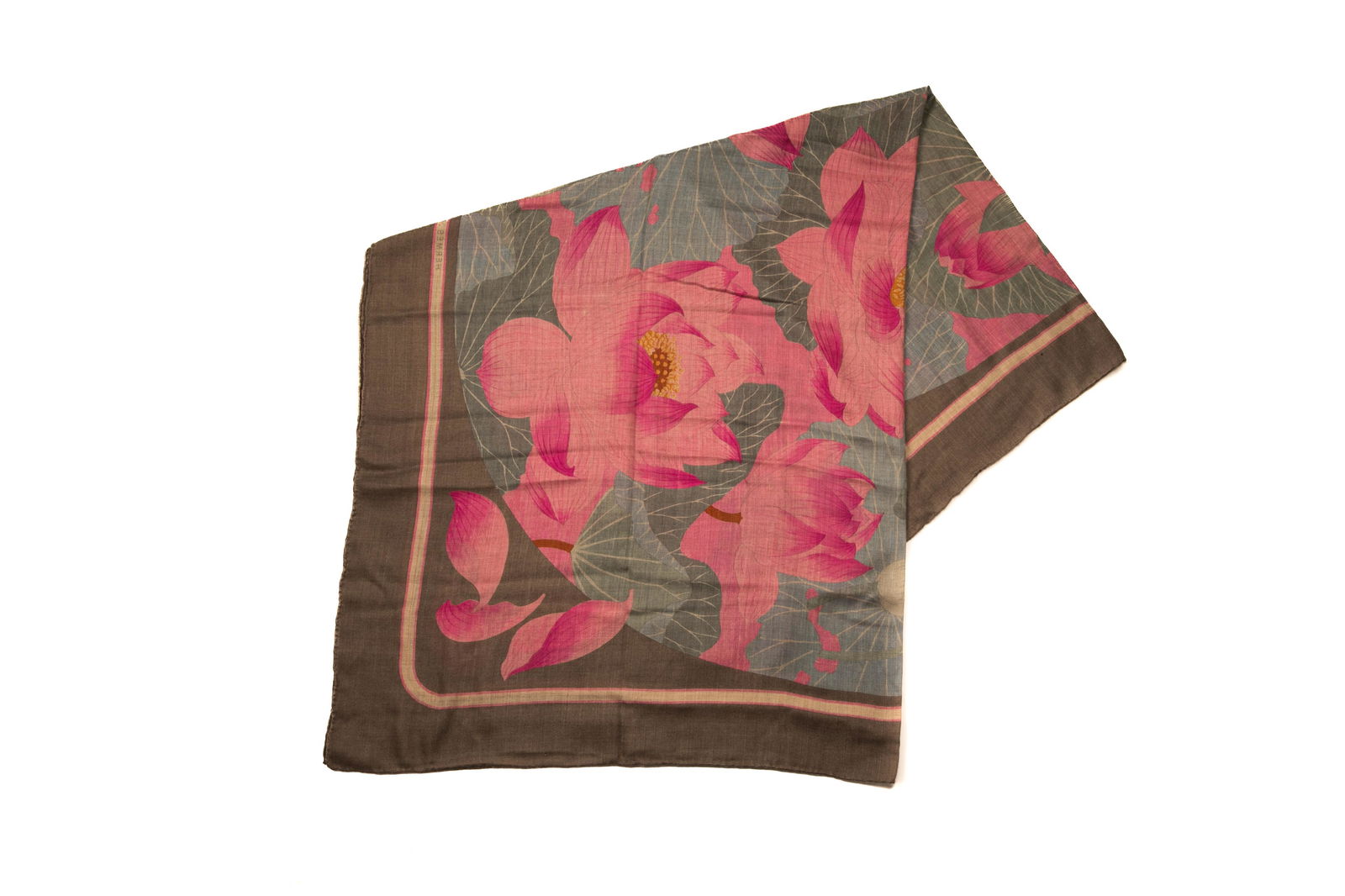 VINTAGE HERMES CASHMERE & SILK SHAWL (1 of 1)