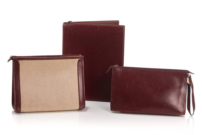 THREE VINTAGE HERMES TRAVEL ACCESSORIES Aug 25, 2022 A.H. Wilkens